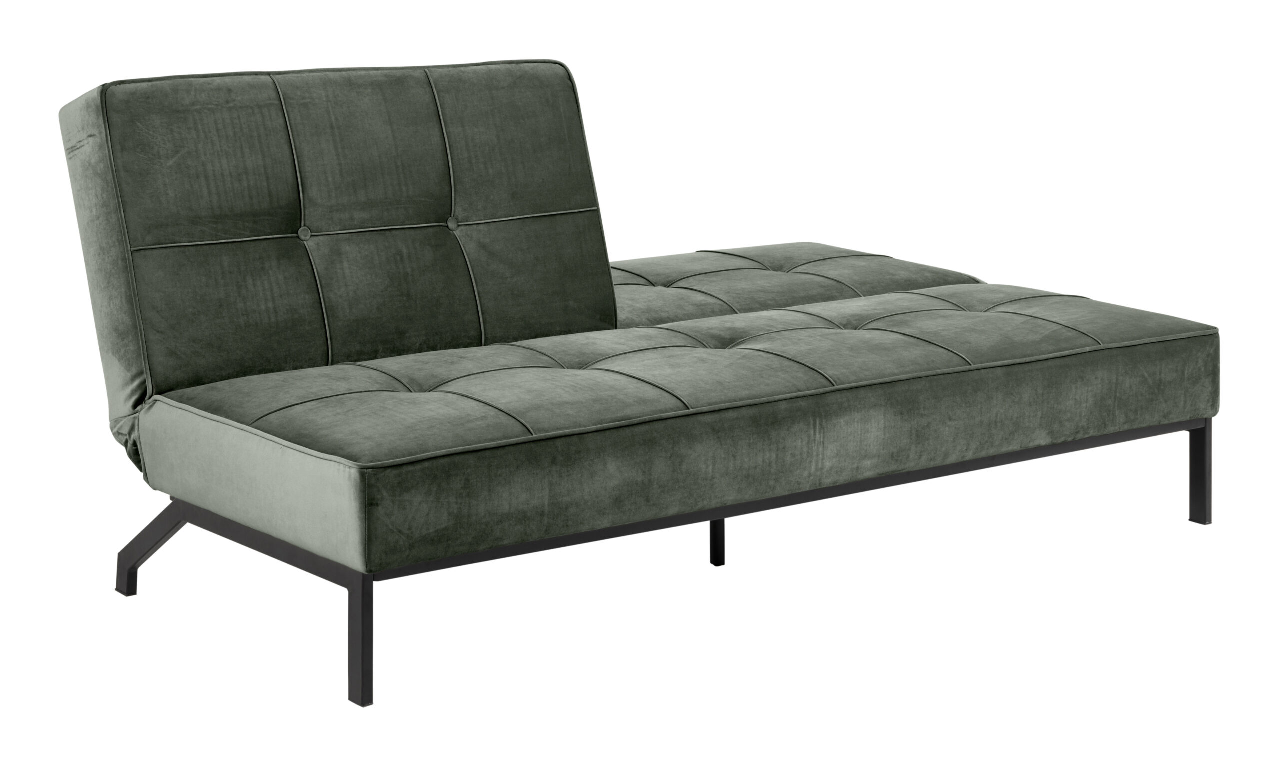 Bendt Slaapbank 'Maja' Velvet, kleur Forest Green - Afbeelding 5