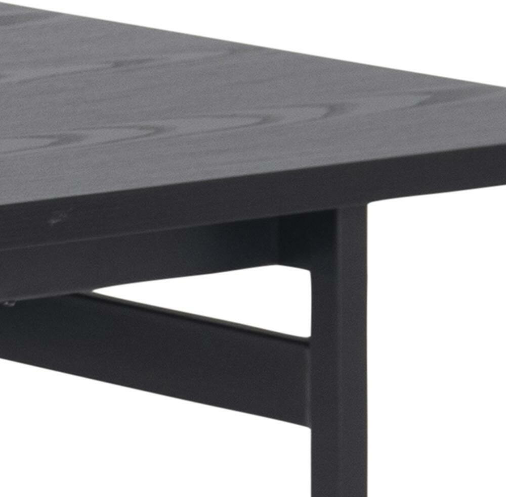 Bendt Eettafel 'Mick' 200 x 90cm, kleur Zwart - Afbeelding 6