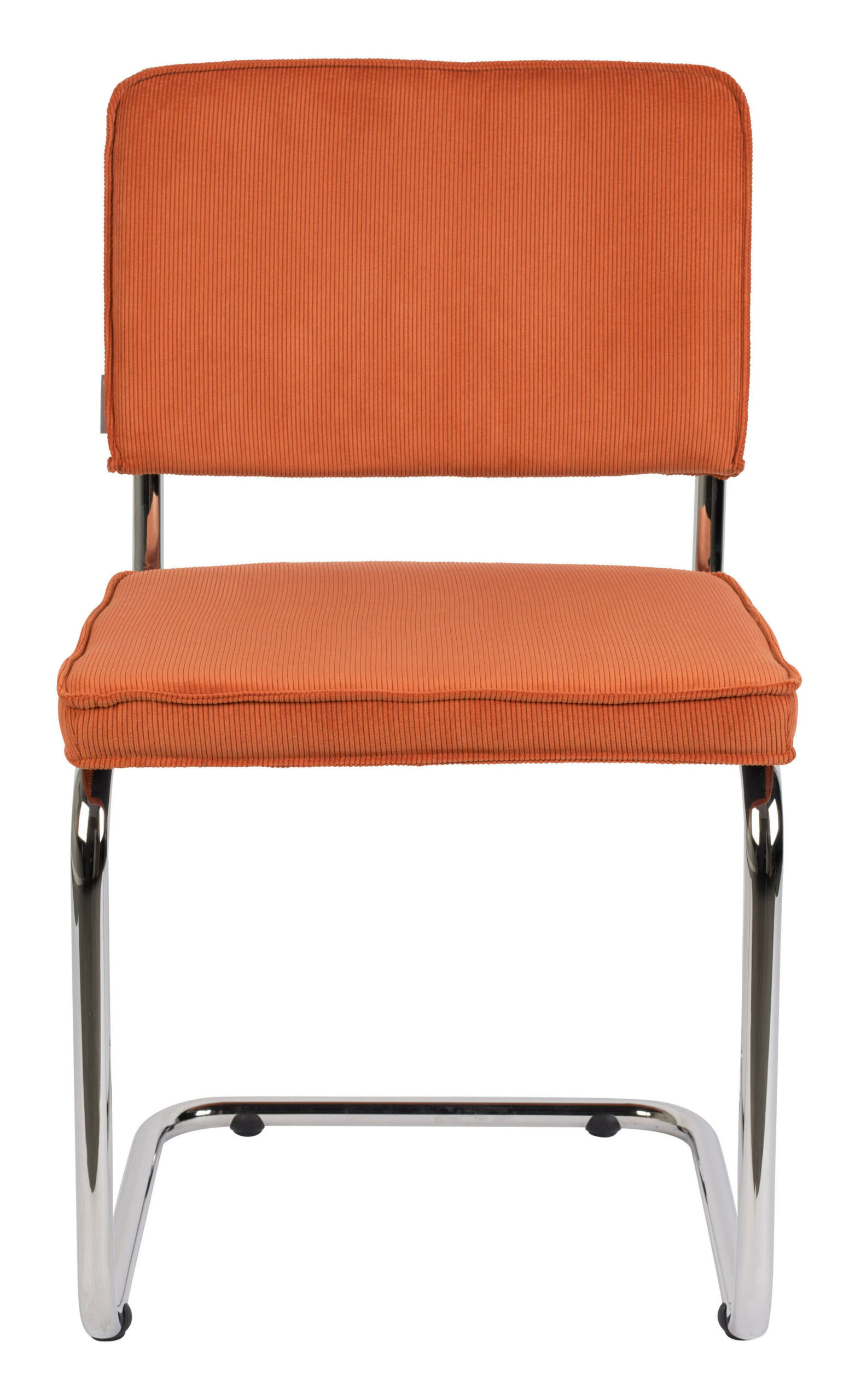 Zuiver Eetkamerstoel 'Ridge' Rib, kleur Oranje - Afbeelding 2