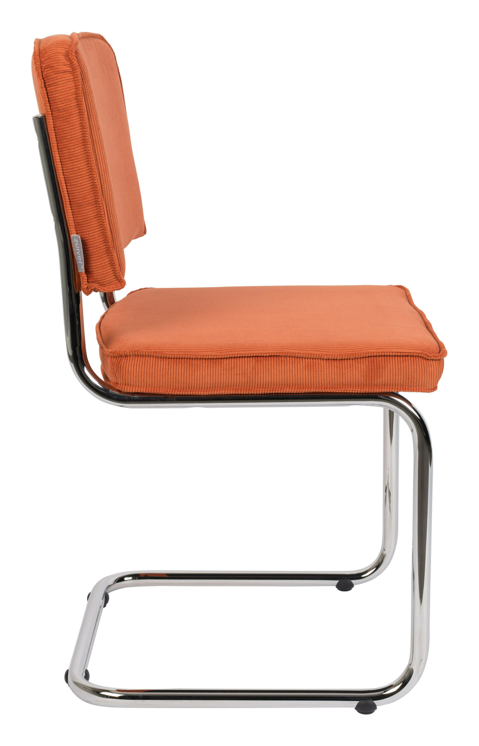 Zuiver Eetkamerstoel 'Ridge' Rib, kleur Oranje - Afbeelding 3