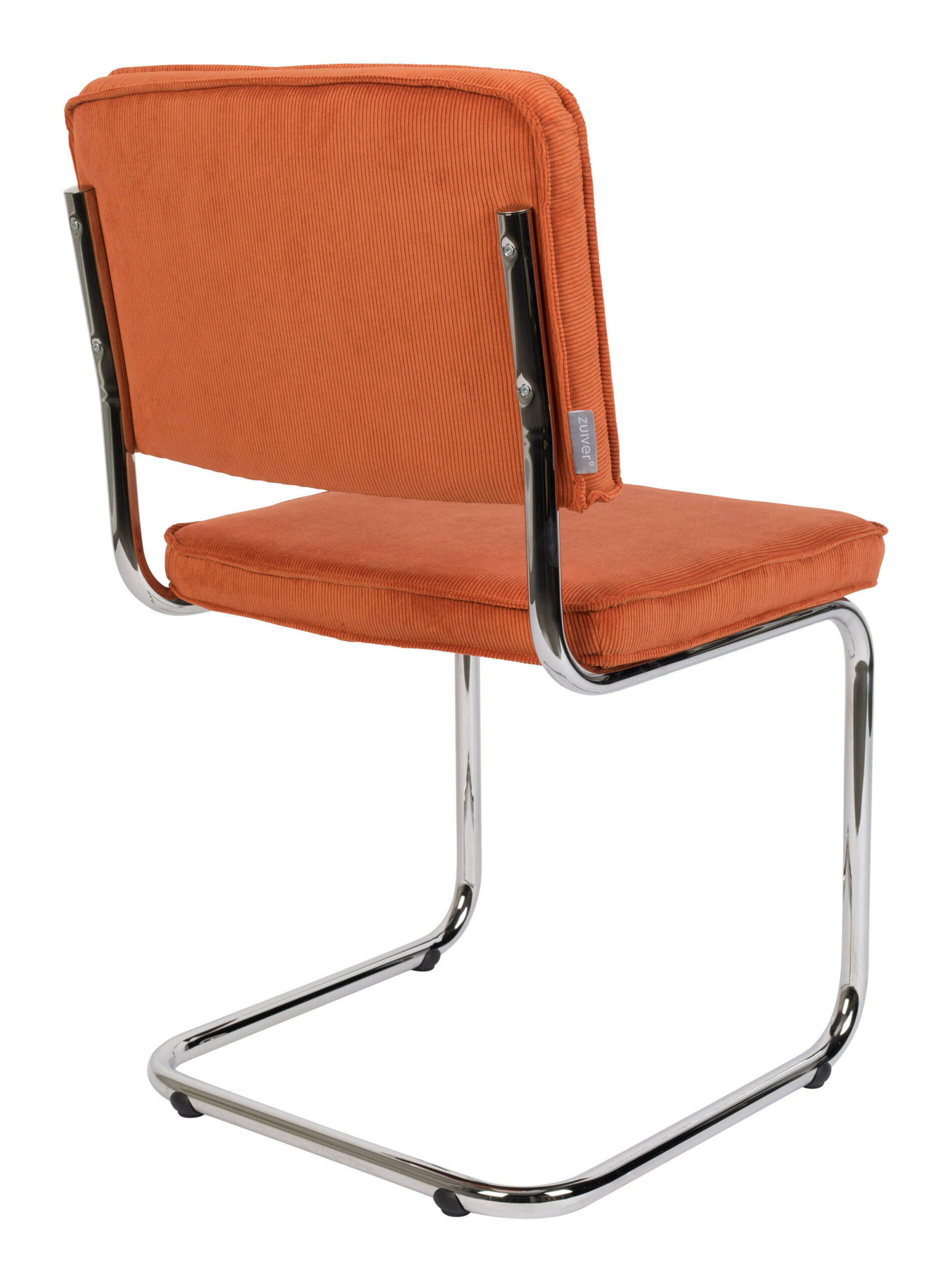 Zuiver Eetkamerstoel 'Ridge' Rib, kleur Oranje - Afbeelding 4