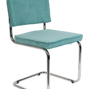 Zuiver Eetkamerstoel 'Ridge' Rib, kleur Blauw