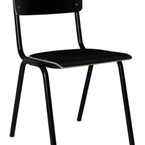 Zuiver Eetkamerstoel 'Back to School' kleur Zwart