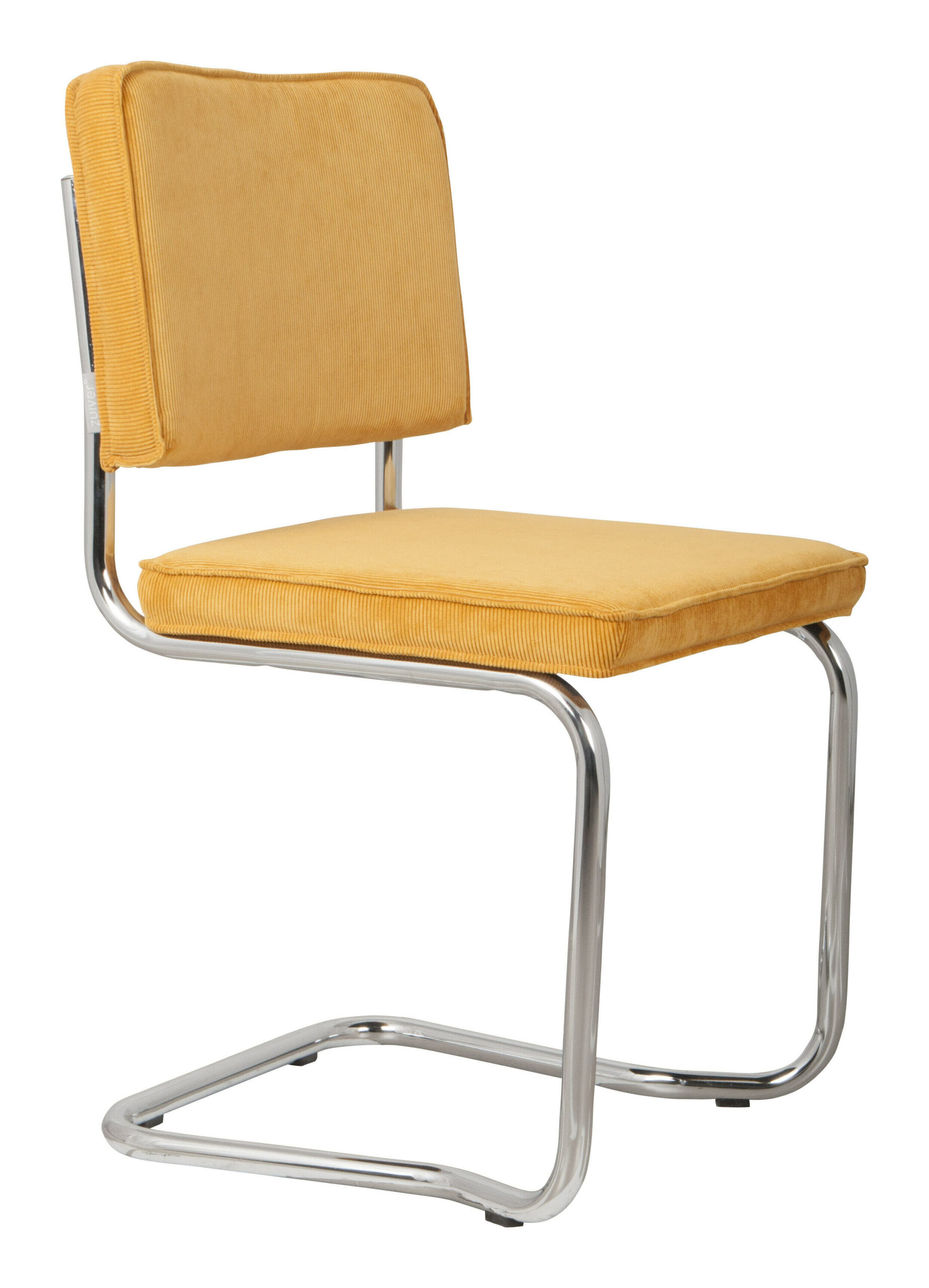 Zuiver Eetkamerstoel 'Ridge' Rib Kink, kleur Geel