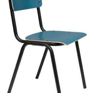 Zuiver Eetkamerstoel 'Back to School' Matte, kleur Petrol