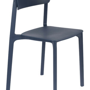 ZILT Eetkamerstoel 'Hassani' kleur Donkerblauw