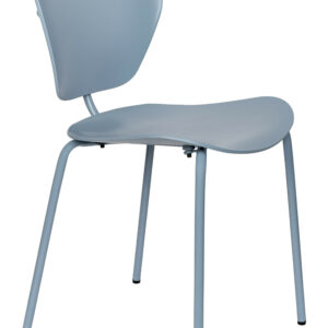 Zuiver Eetkamerstoel 'The Ocean' Gerecycled kunststof, kleur Ocean Blue