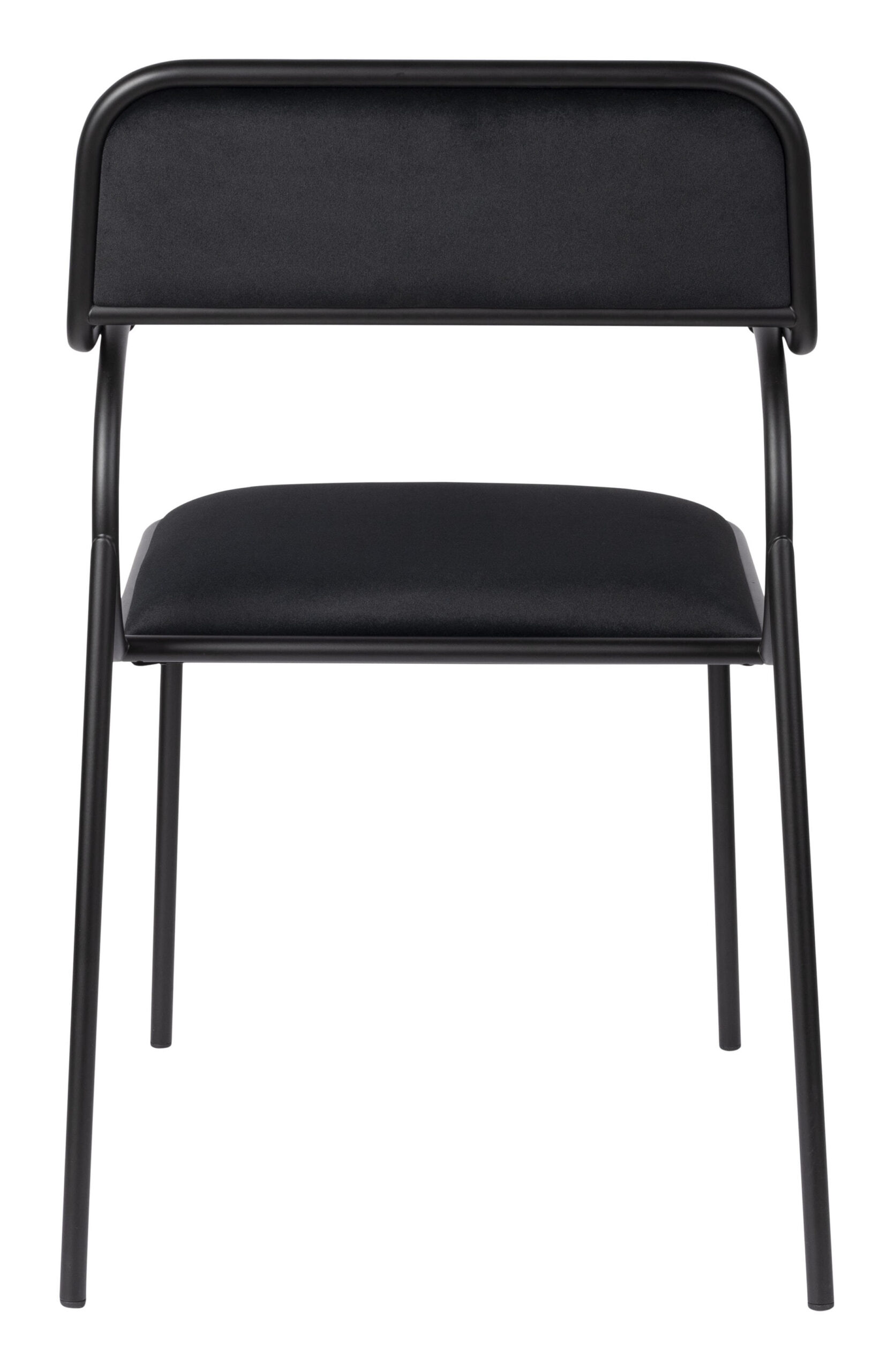 Zuiver Eetkamerstoel 'Alba' Velvet, kleur Zwart - Afbeelding 5