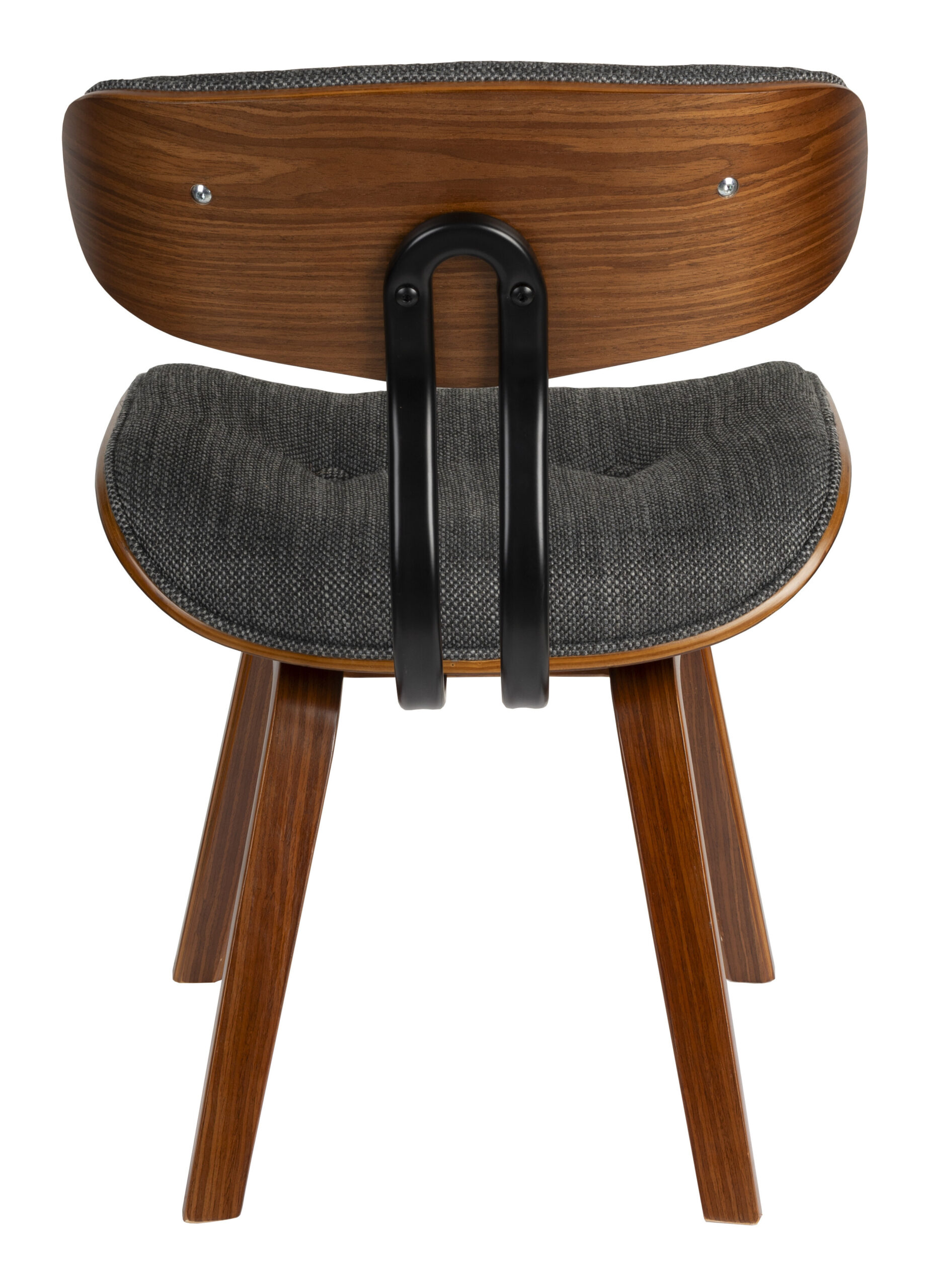 Dutchbone Eetkamerstoel 'Blackwood' kleur Grijs - Afbeelding 5