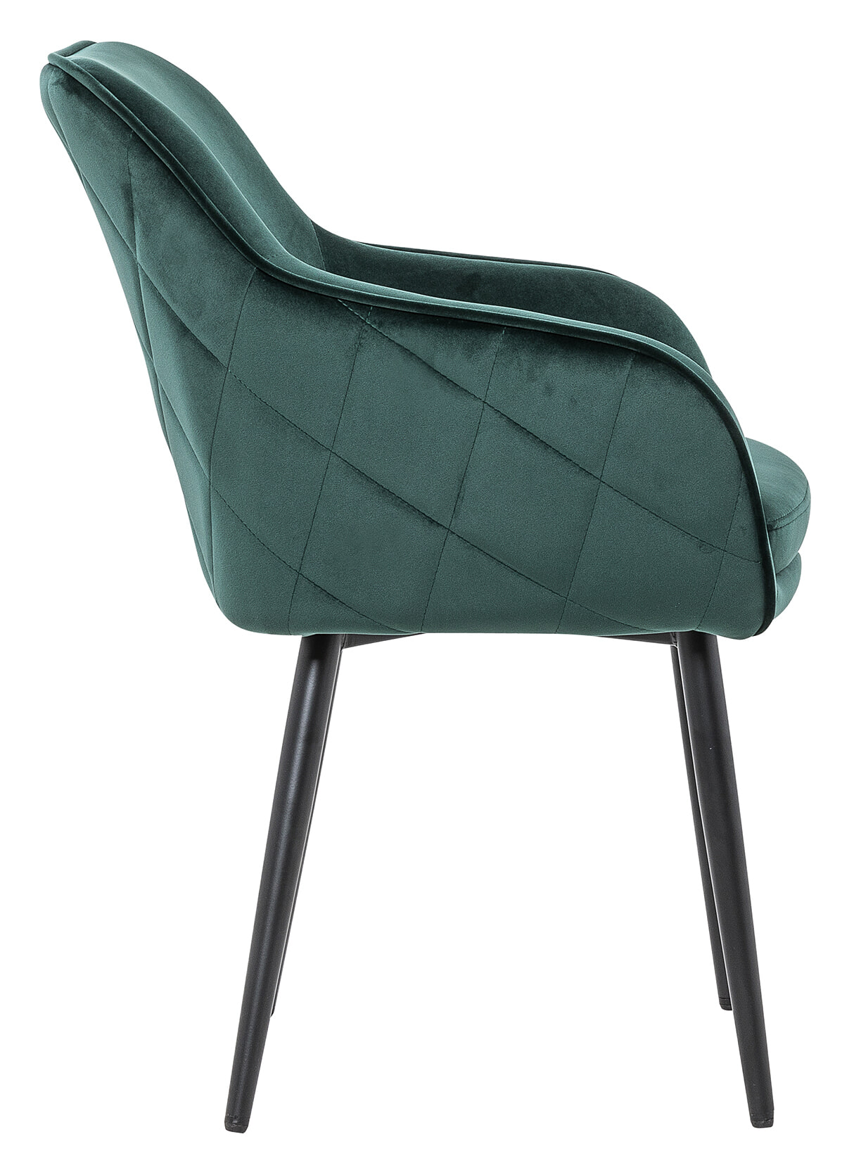 Artistiq Eetkamerstoel 'Juna' Velvet, kleur Groen - Afbeelding 3