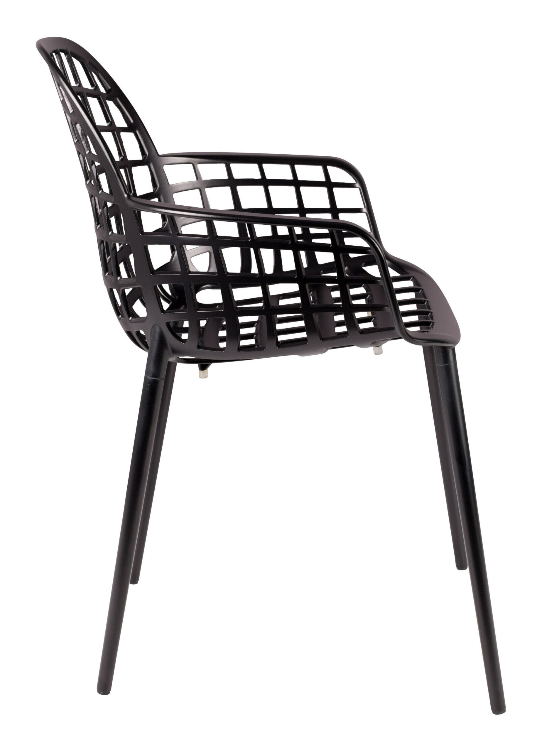 Zuiver Tuinstoel 'Albert Kuip' Aluminium, kleur Zwart - Afbeelding 3