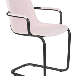 Zuiver Eetkamerstoel 'Thirsty' Met armleuning, Gerecycled PET, kleur Roze