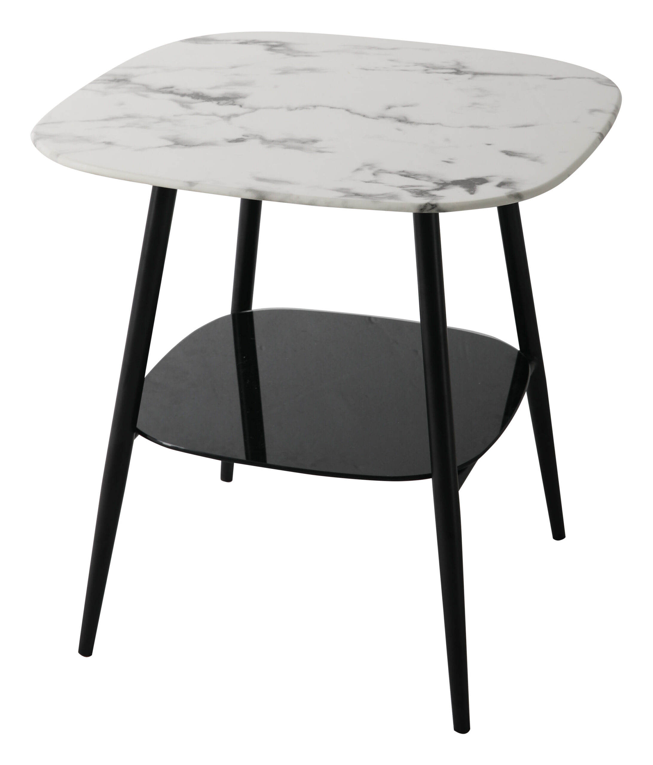 Artistiq Bijzettafel 'Nicky' 55 x 55cm, Marmerlook - Afbeelding 2