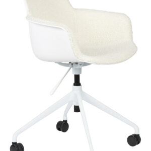 Zuiver Bureaustoel 'Albert Kuip' Met armleuning, Bouclé