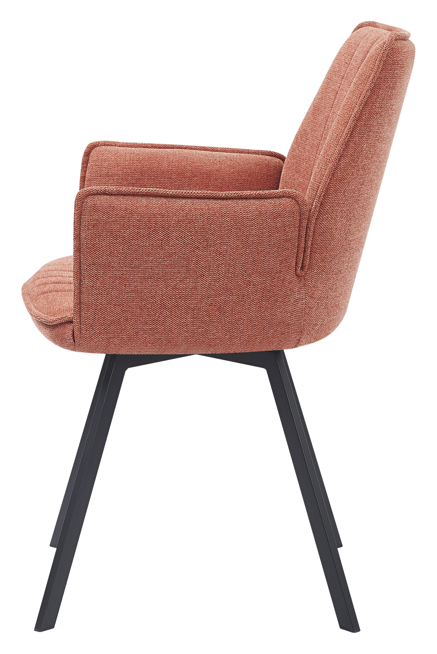 LivingFurn Eetkamerstoel 'Louise', Draaibaar kleur Blush - Afbeelding 2