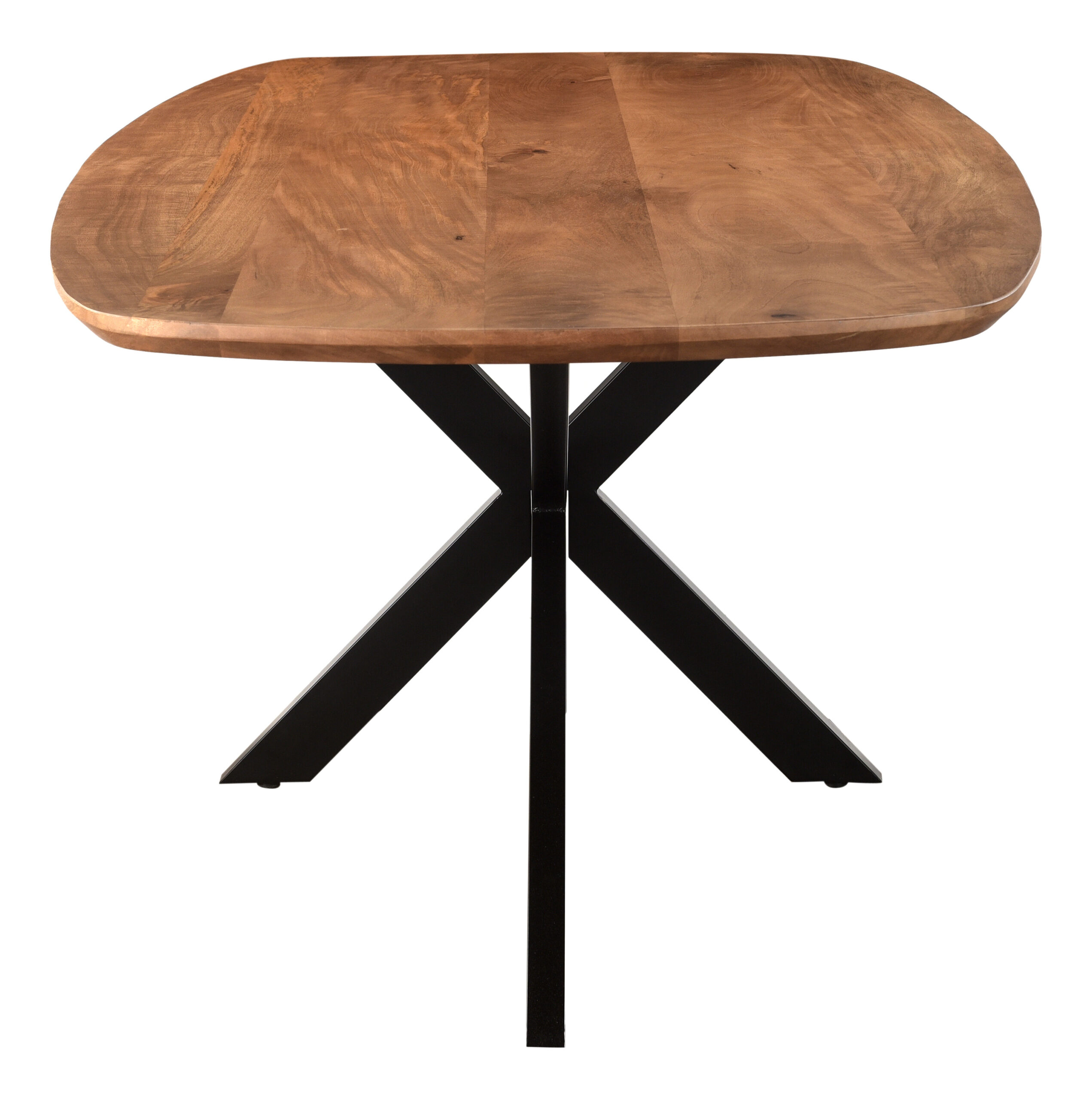 LivingFurn Deens Ovale Eettafel 'Jesper' Mangohout, 230 x 105cm - Afbeelding 4