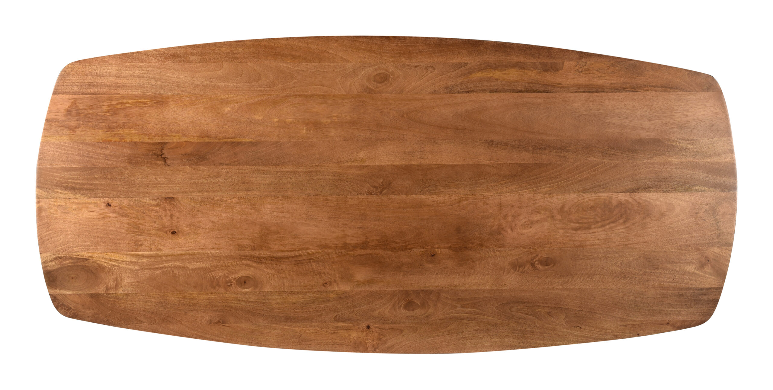 LivingFurn Deens Ovale Eettafel 'Jesper' Mangohout, 230 x 105cm - Afbeelding 6