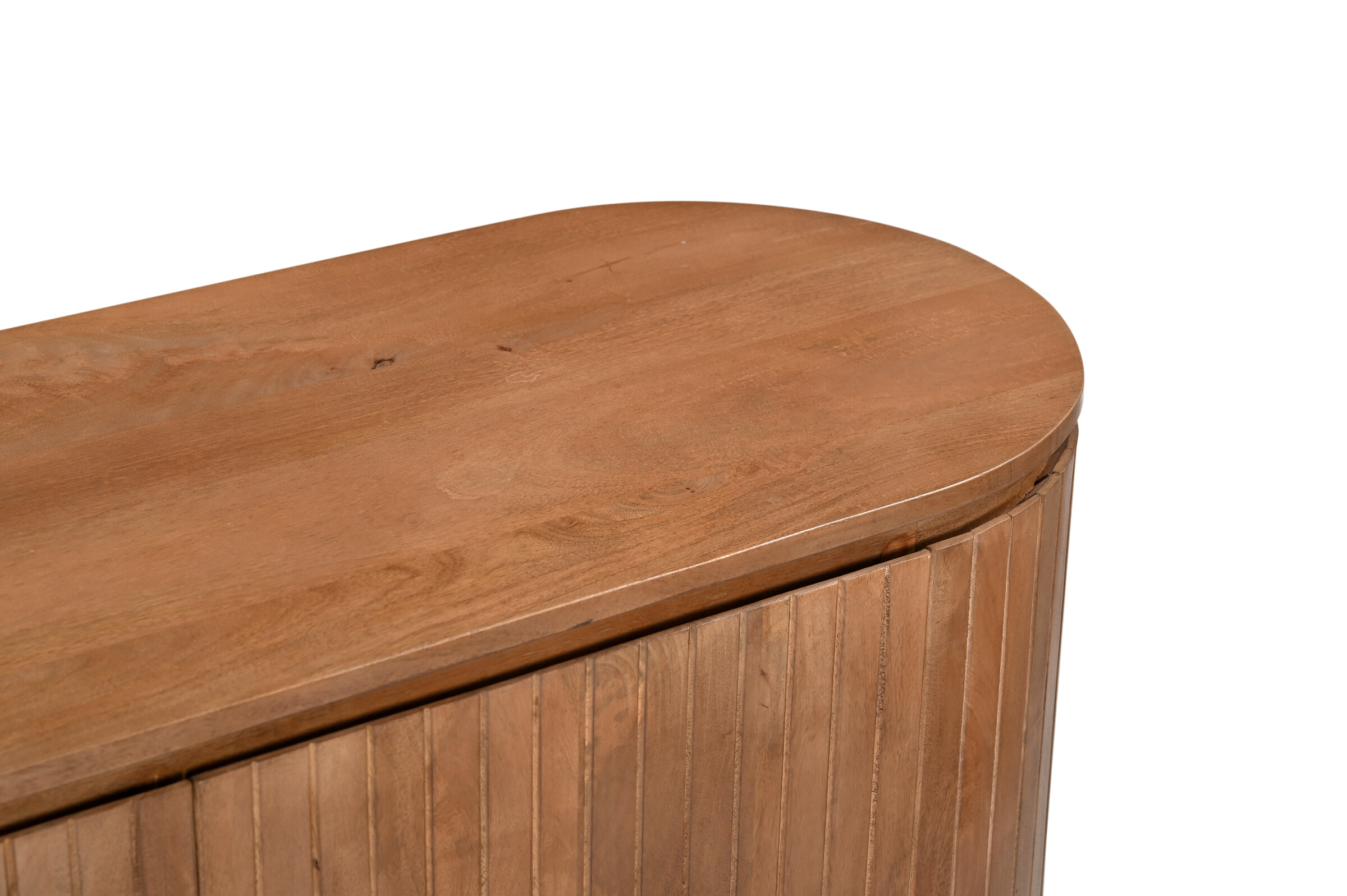 Livingfurn Opbergkast 'Noor' Mangohout, 150 x 115cm, kleur Naturel - Afbeelding 4