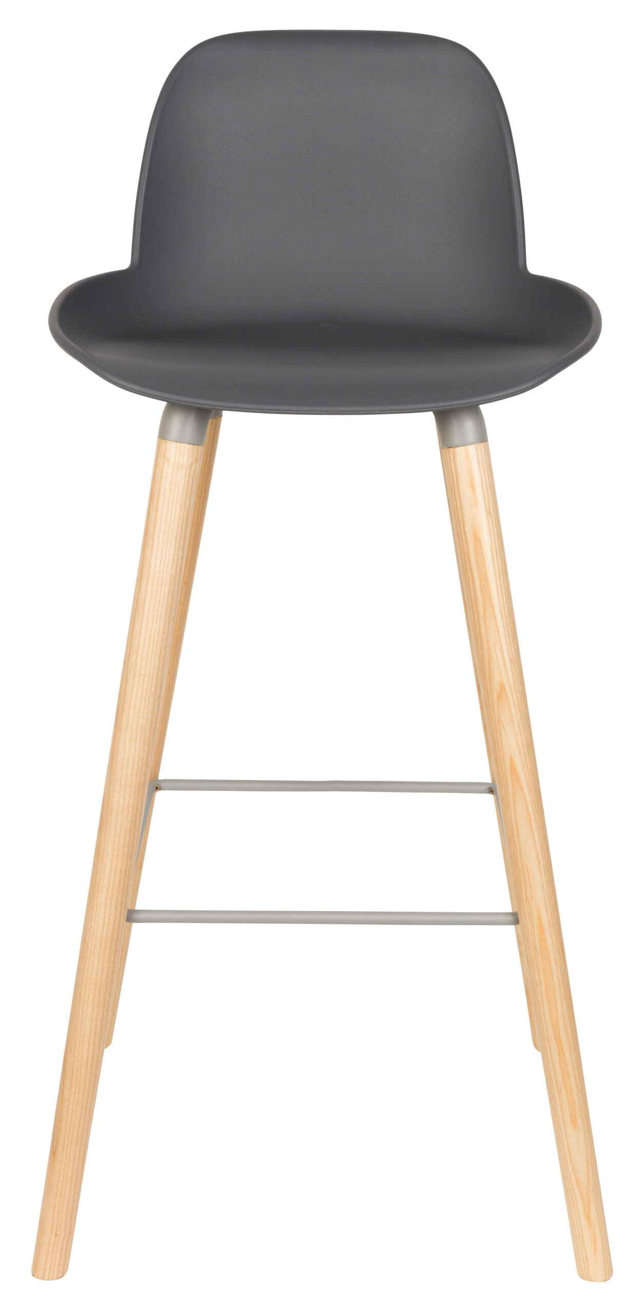 Zuiver Barkruk 'Albert Kuip' PP, kleur Donkergrijs (zithoogte 75cm) - Afbeelding 2