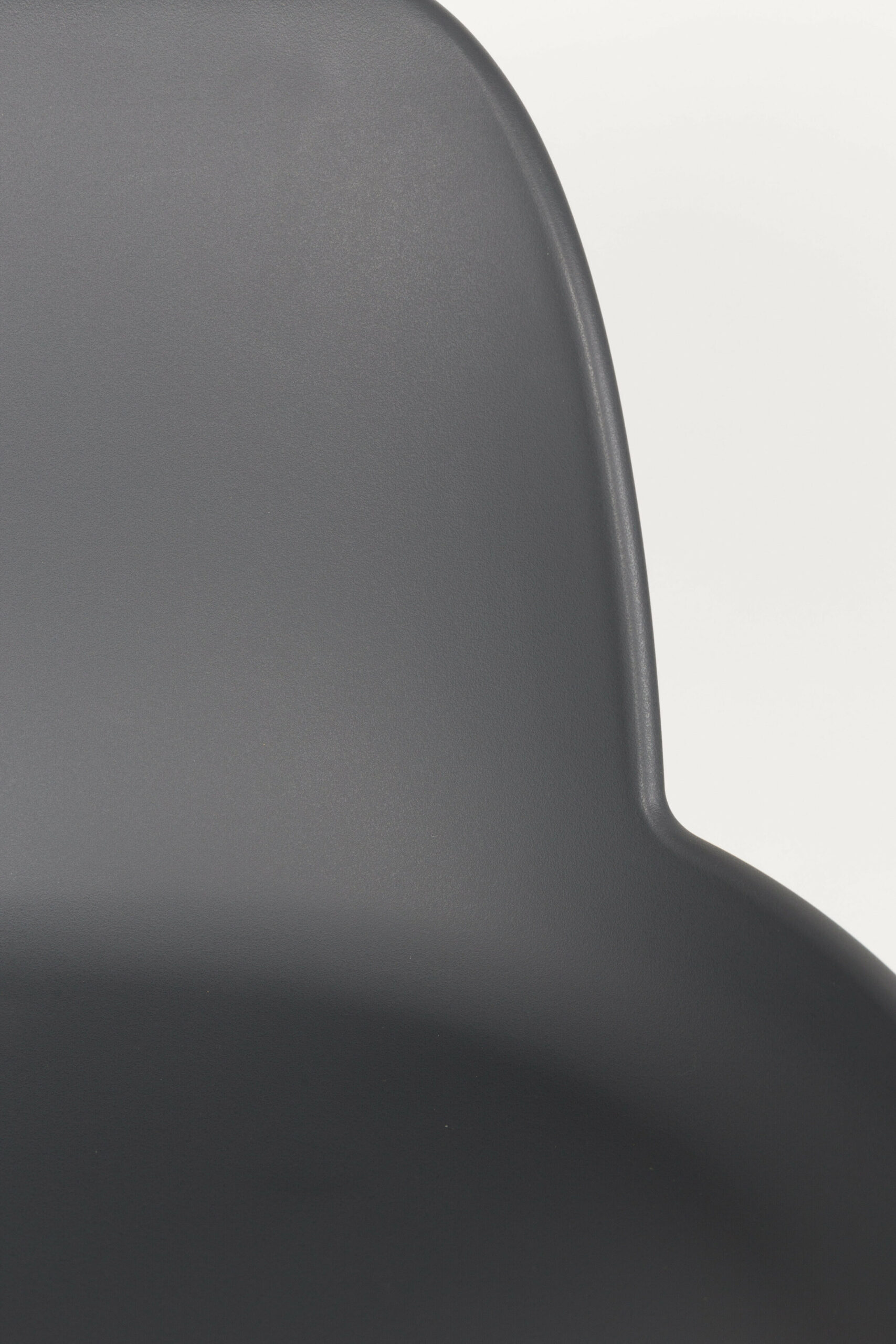 Zuiver Barkruk 'Albert Kuip' PP, kleur Donkergrijs (zithoogte 75cm) - Afbeelding 7