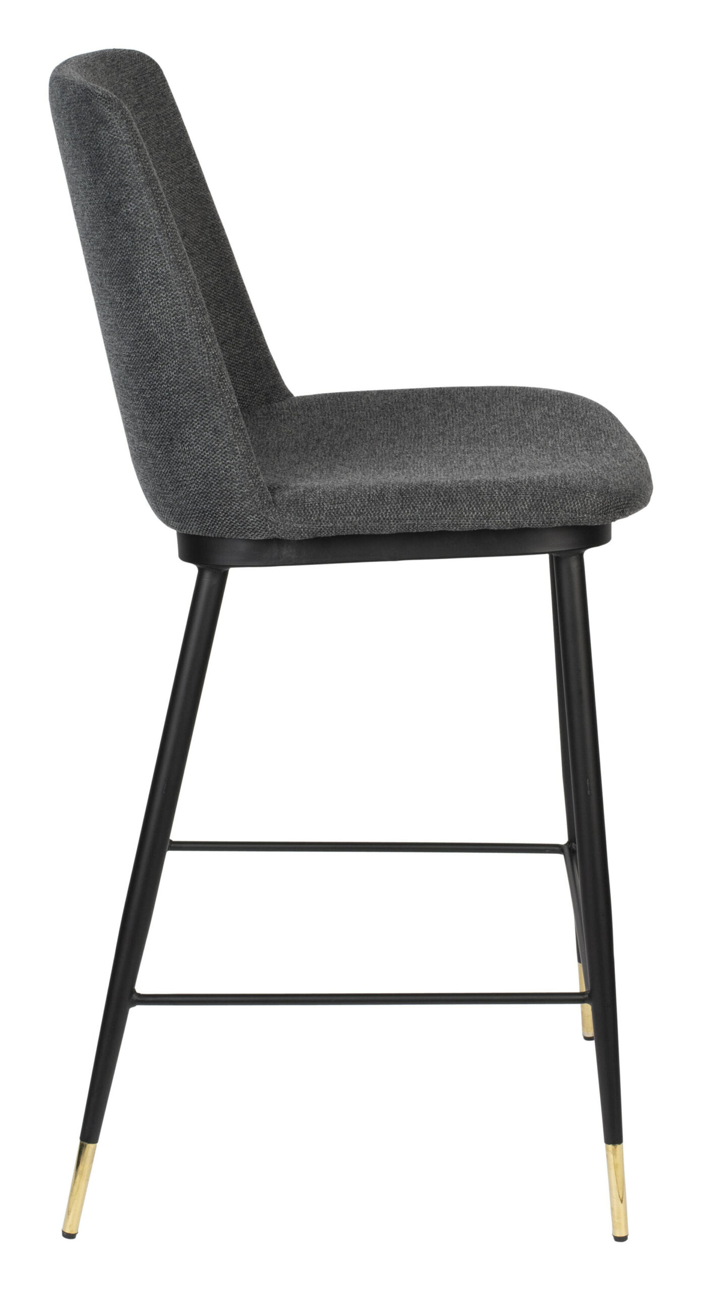 ZILT Barstoel 'Younes' kleur Donkergrijs (zithoogte 65cm) - Afbeelding 5