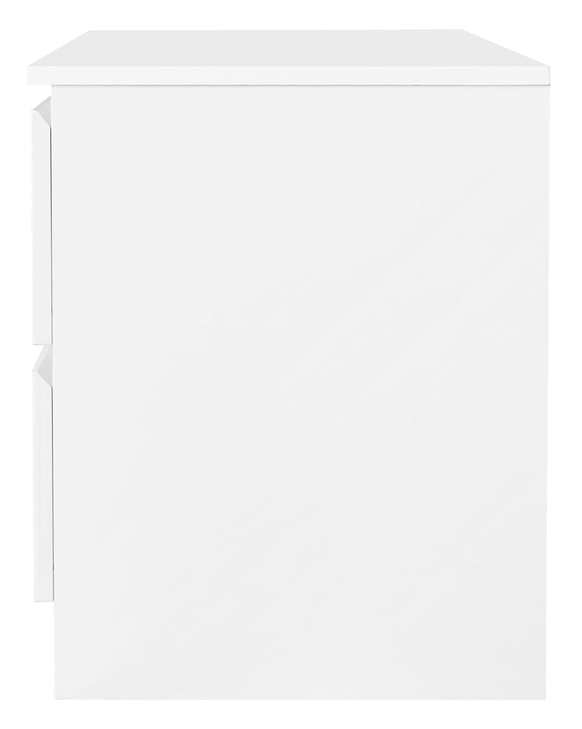 Artistiq Nachtkastje 'Youba' 2 lades, kleur Wit - Afbeelding 3