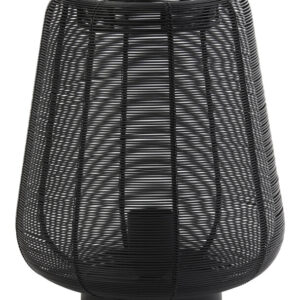 Light & Living Tafellamp 'Adeta' 22cm, mat zwart