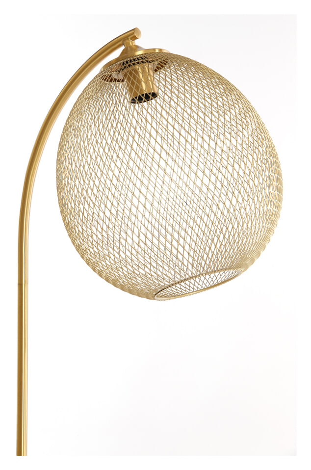 Light & Living Vloerlamp 'Moroc' 160cm hoog, kleur Goud - Afbeelding 3