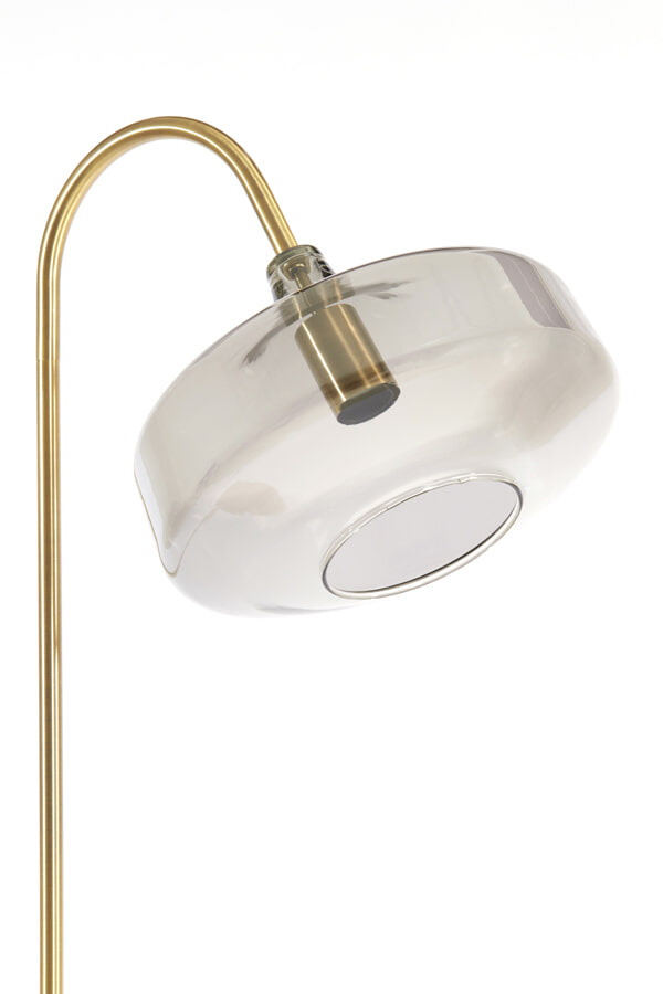 Light & Living Vloerlamp 'Solna' 160cm hoog, kleur Smoke/Antiek Brons - Afbeelding 2