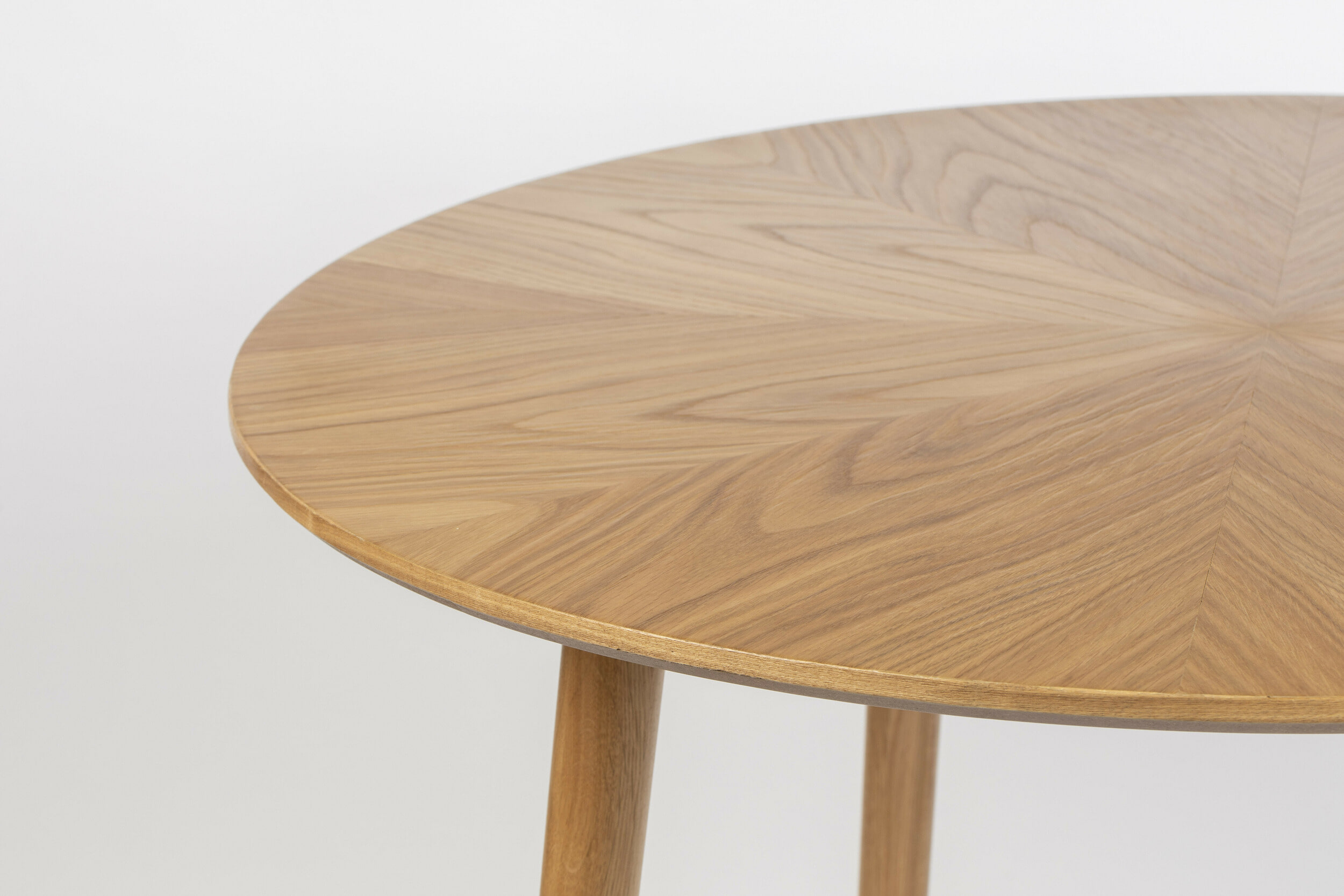 ZILT Ronde Eettafel 'Memo' Eikenhout, 120cm, kleur Naturel - Afbeelding 3
