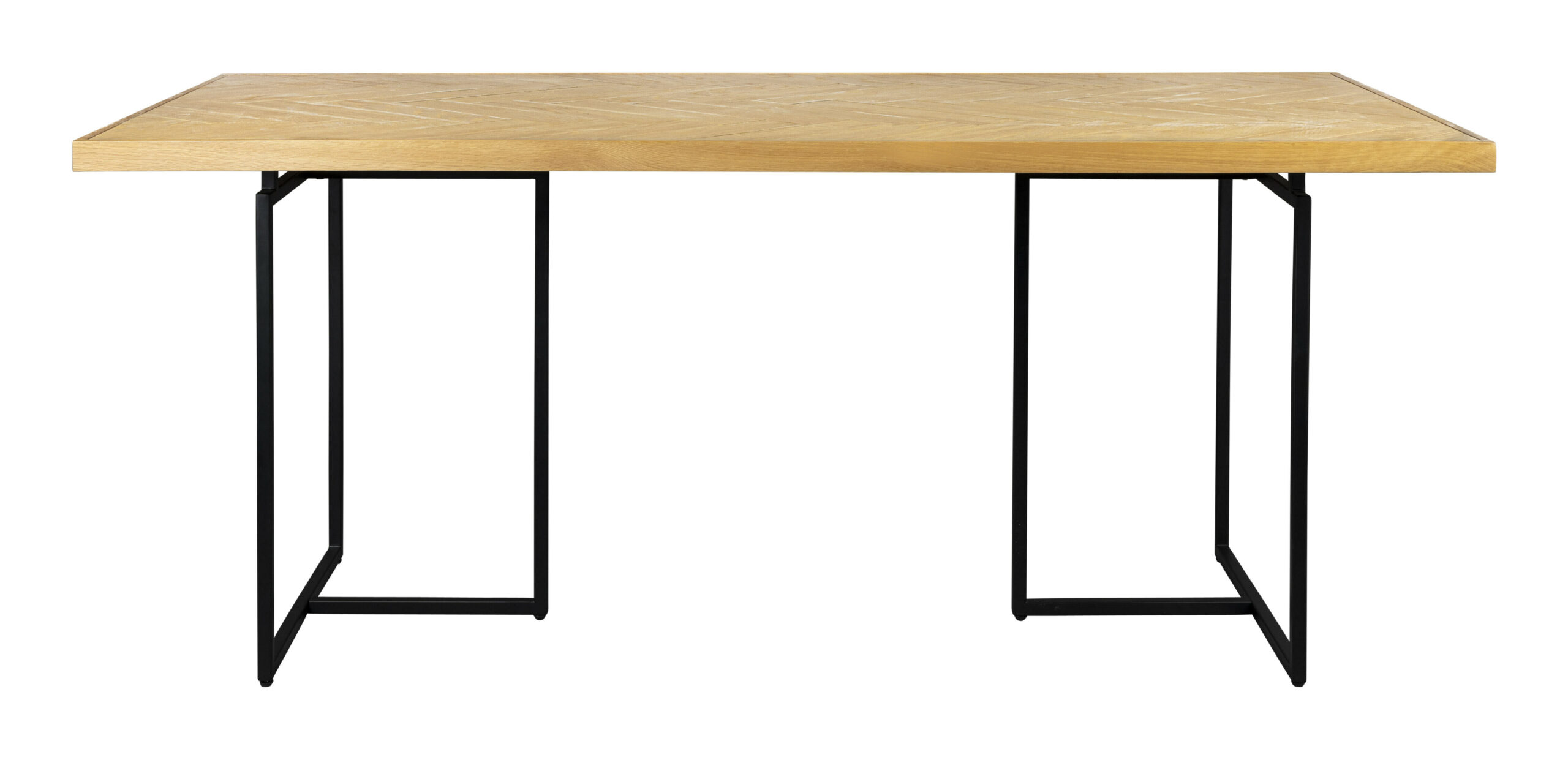 Dutchbone Eettafel 'Class' Eikenhout, 180 x 90cm, kleur Naturel
