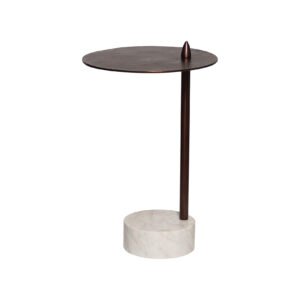 Richmond Bijzettafel 'Barron' Marmer, 37cm