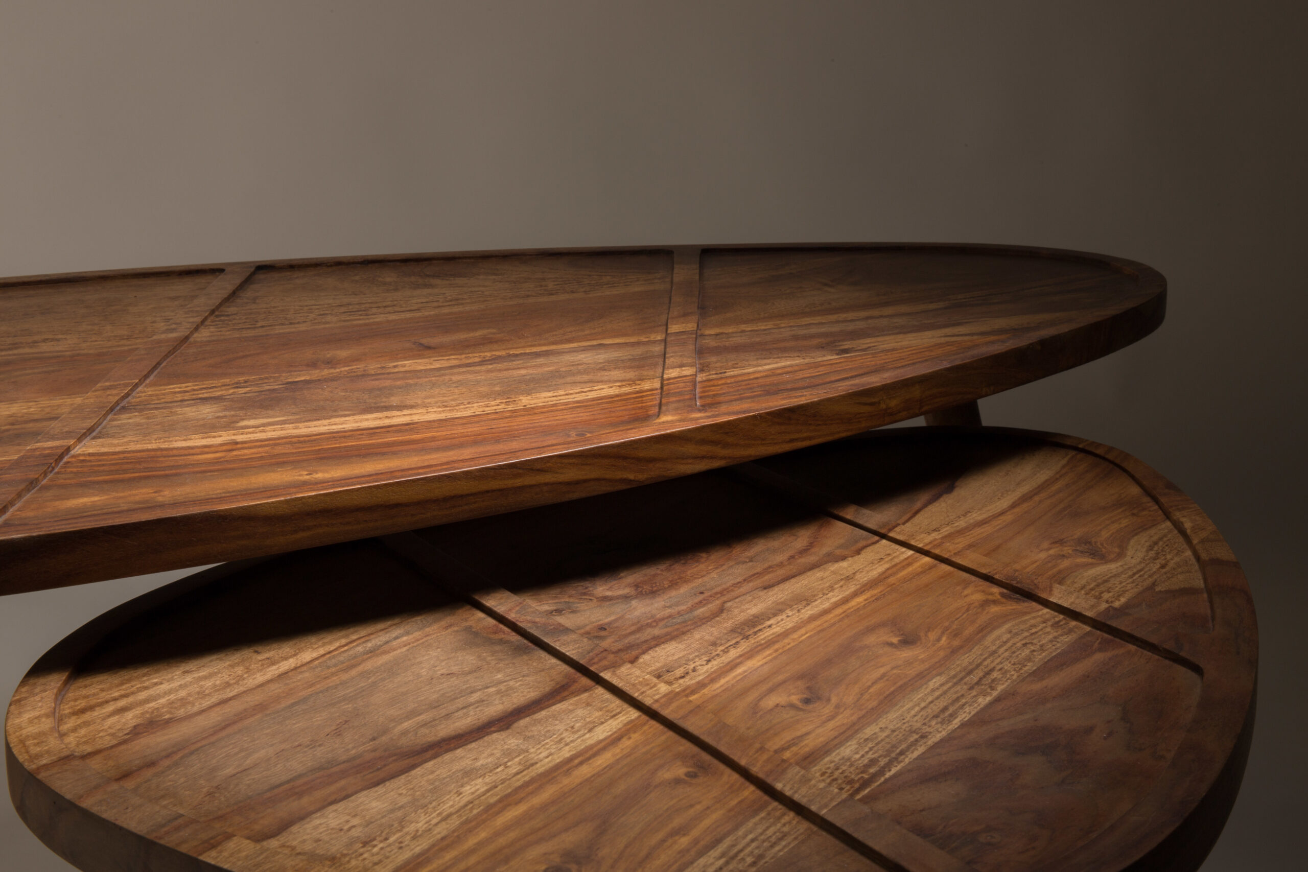 Dutchbone Organische Salontafel 'Sham' set van 2 stuks - Afbeelding 6