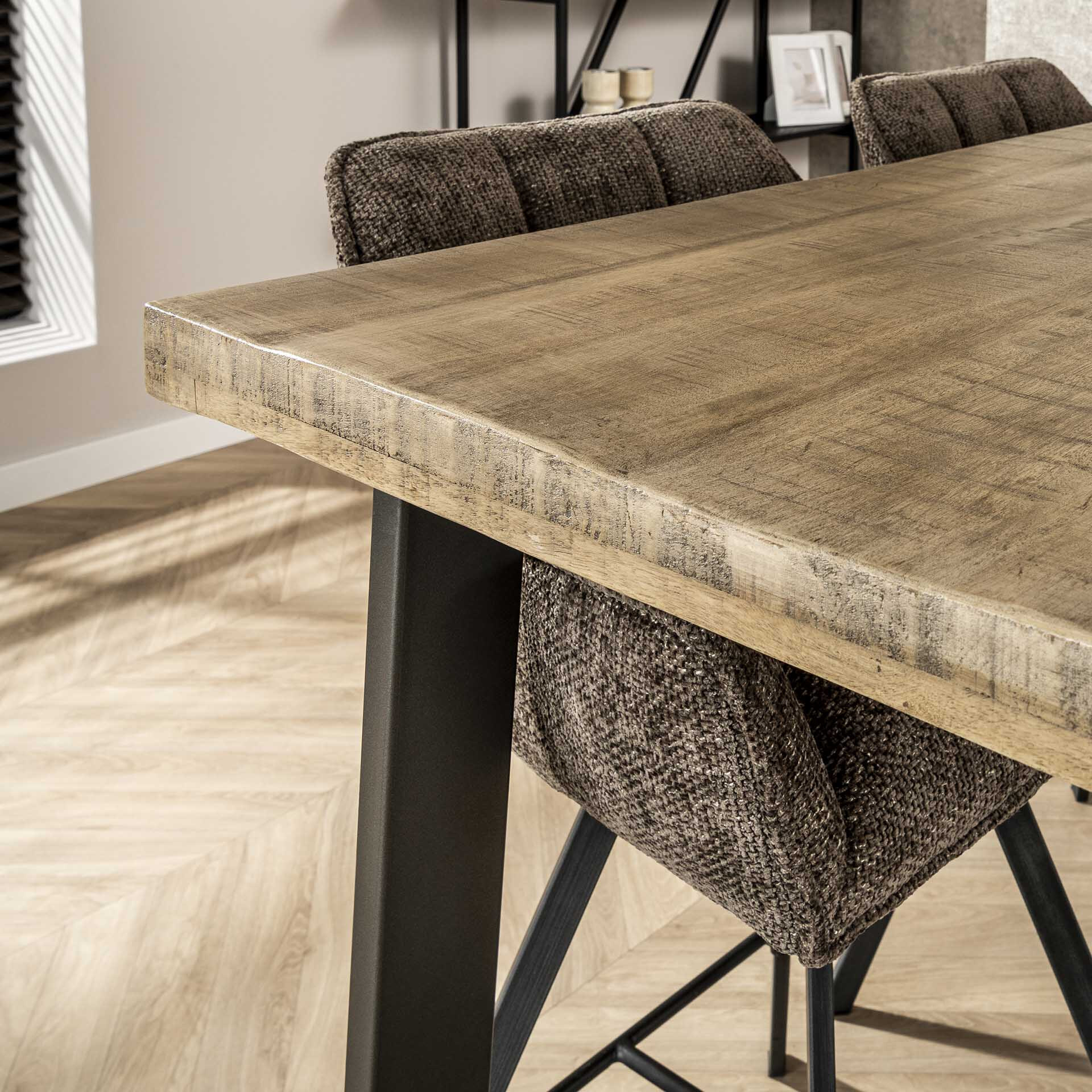 Industriële Bartafel 'Barbra' 135 x 70cm, kleur Naturel - Afbeelding 2