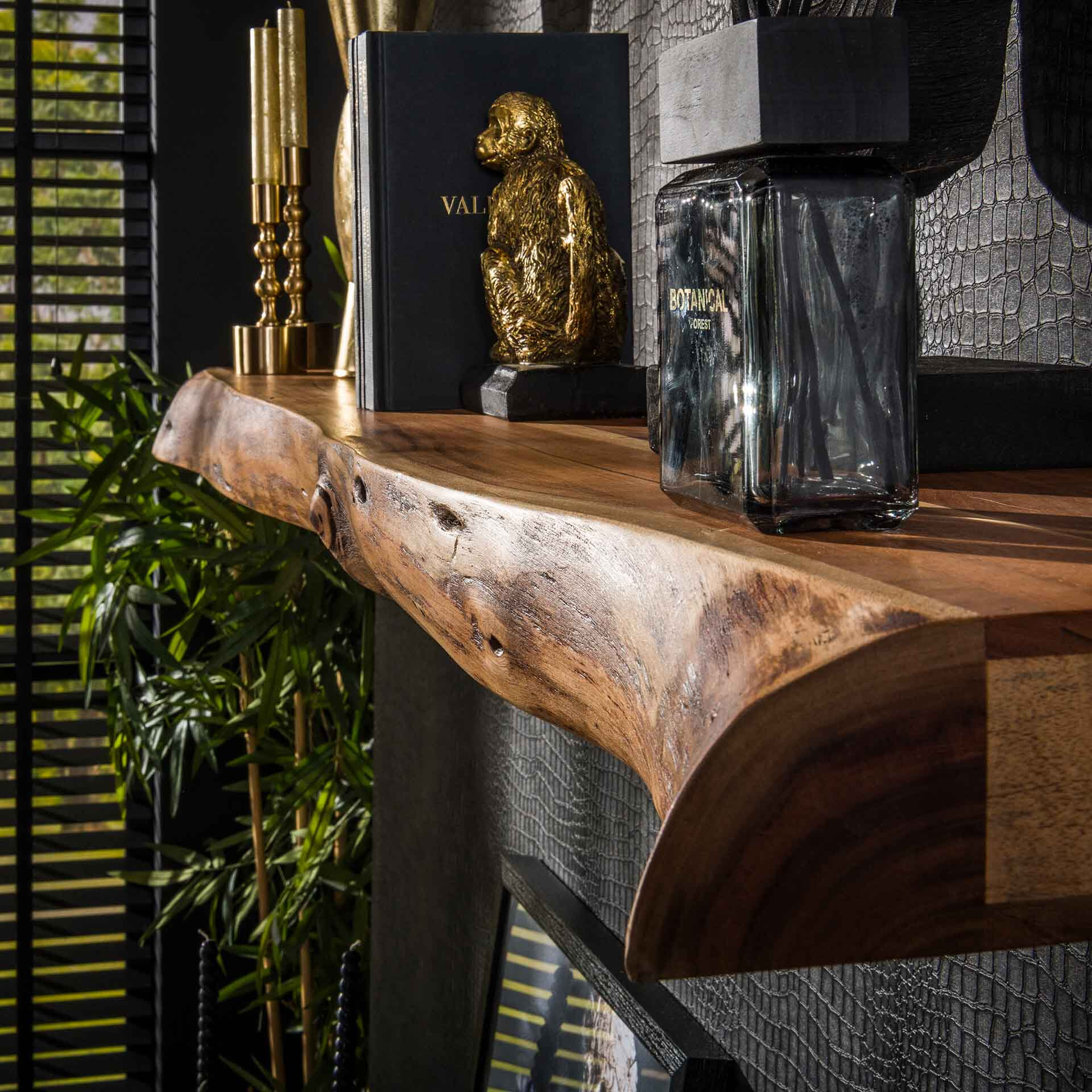 LifestyleFurn Wandplank 'Mac' Acaciahout, 150cm - Afbeelding 2