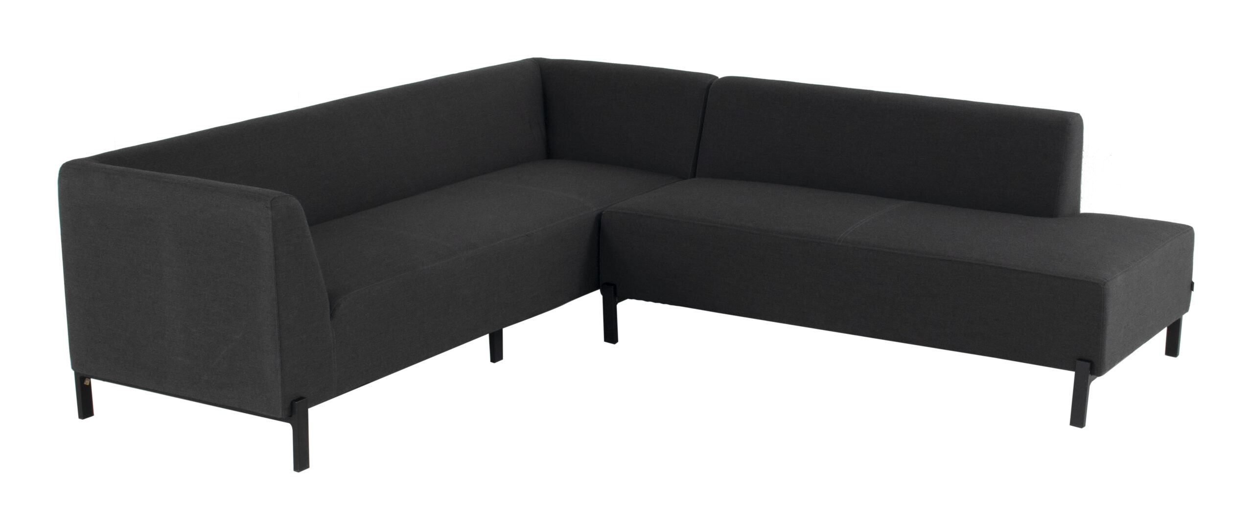 Hartman Lounge hoekbank 'Dion' kleur Zwart - Afbeelding 2
