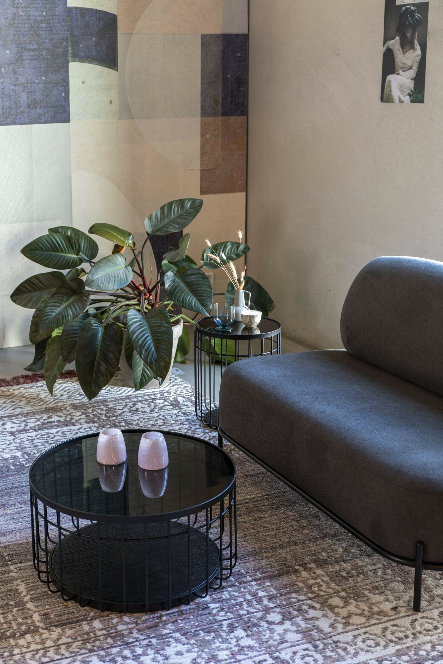 ZILT Ronde Salontafel 'Talles' Glas, 60cm - Afbeelding 5