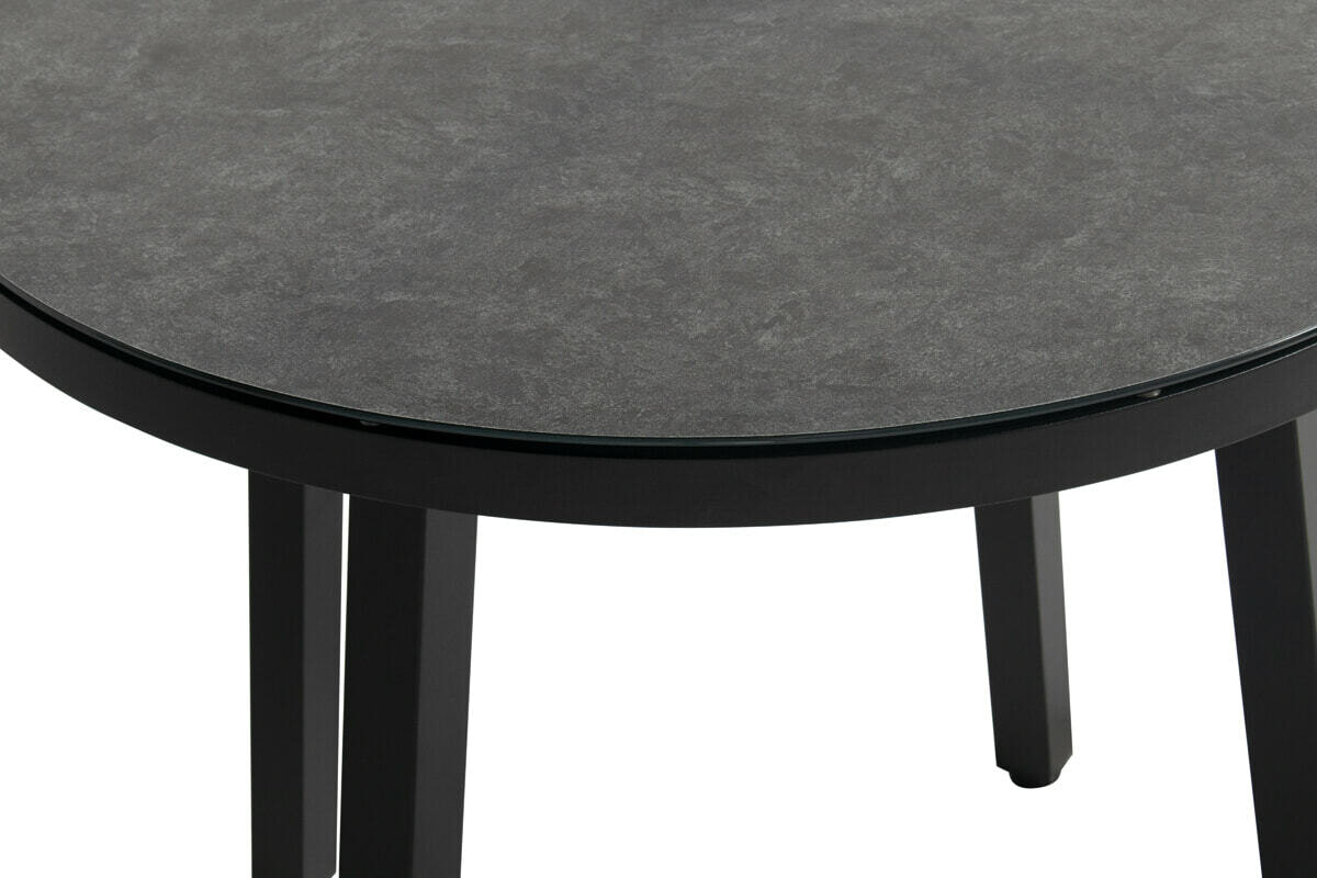 Hartman Outdoor Ronde Bijzettafel 'Livorno' Keramiek 75cm, kleur Antraciet - Afbeelding 3