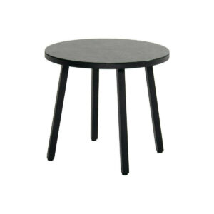 Hartman Outdoor Ronde Bijzettafel 'Livorno' Keramiek 75cm, kleur Antraciet