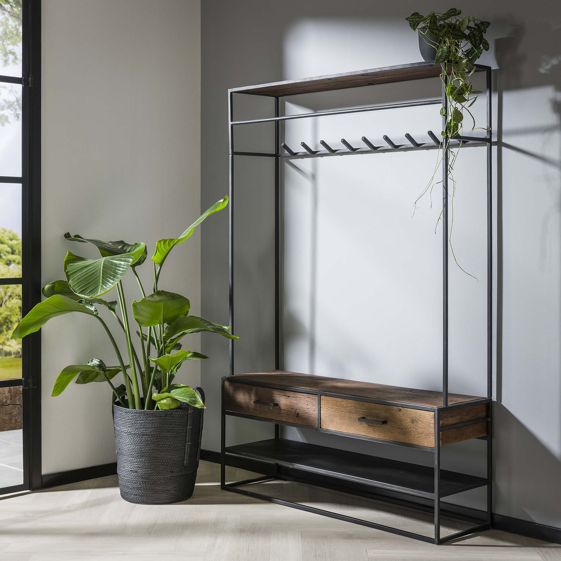 Staande Kapstok 'Stuco' 180 x 120cm - Afbeelding 3