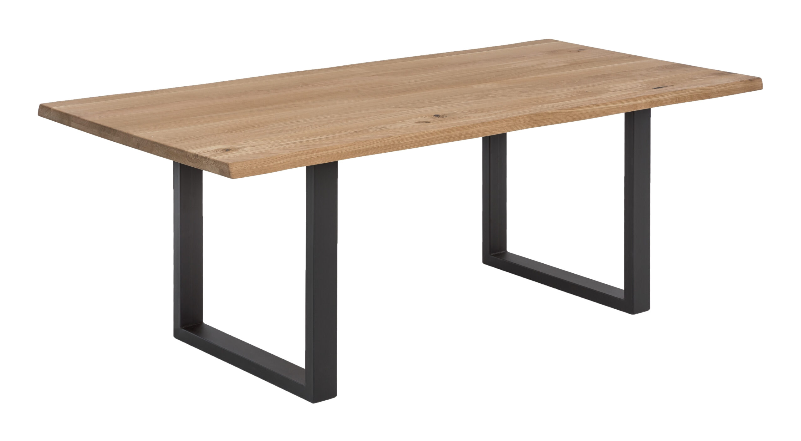 Artistiq Eettafel 'Tinita' Eiken, 200 x 100cm, kleur Zwart - Afbeelding 3