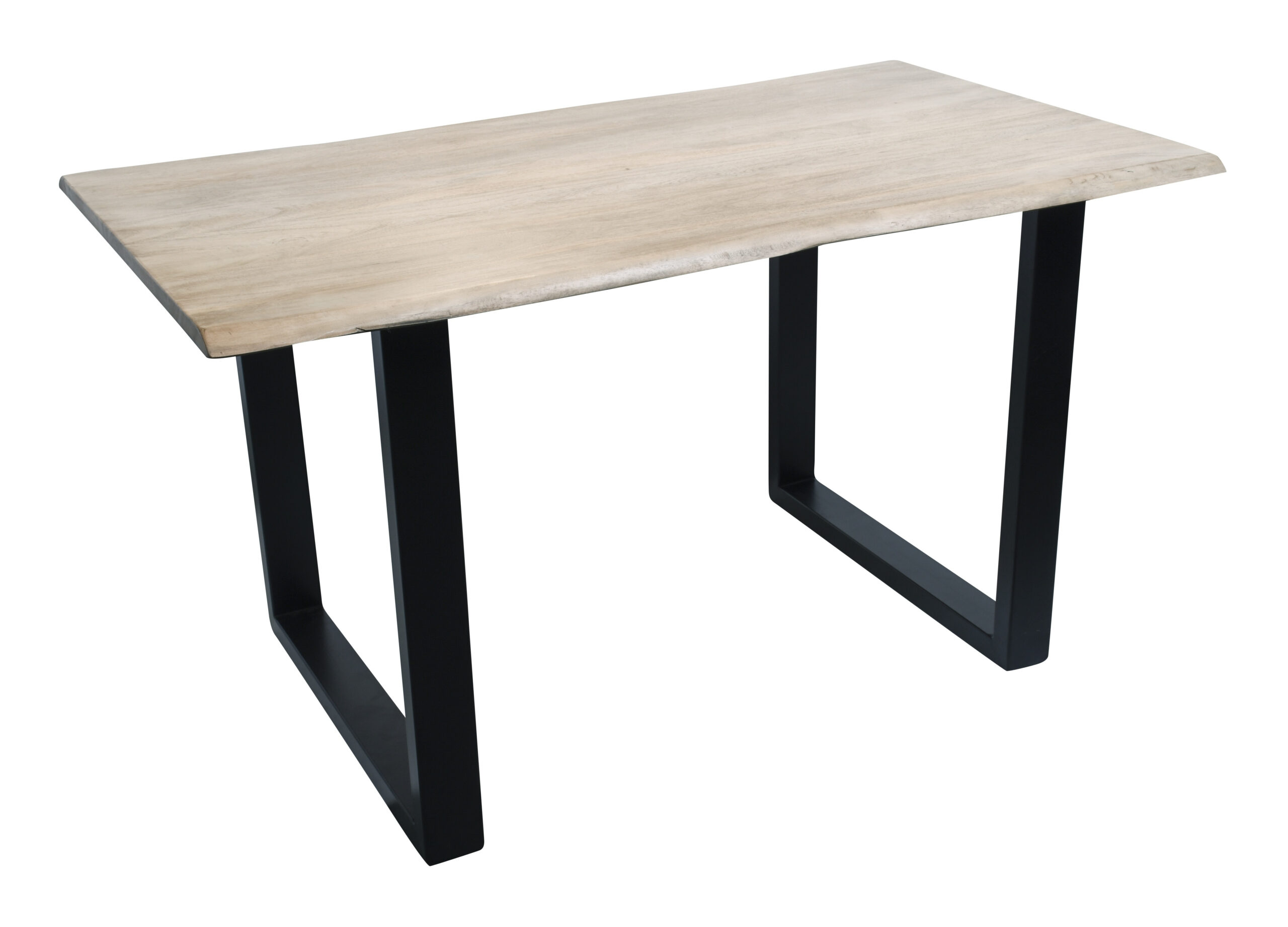 Artistiq Boomstam Eettafel 'Tinata' Acaciahout, 140 x 80cm, kleur Naturel - Afbeelding 4