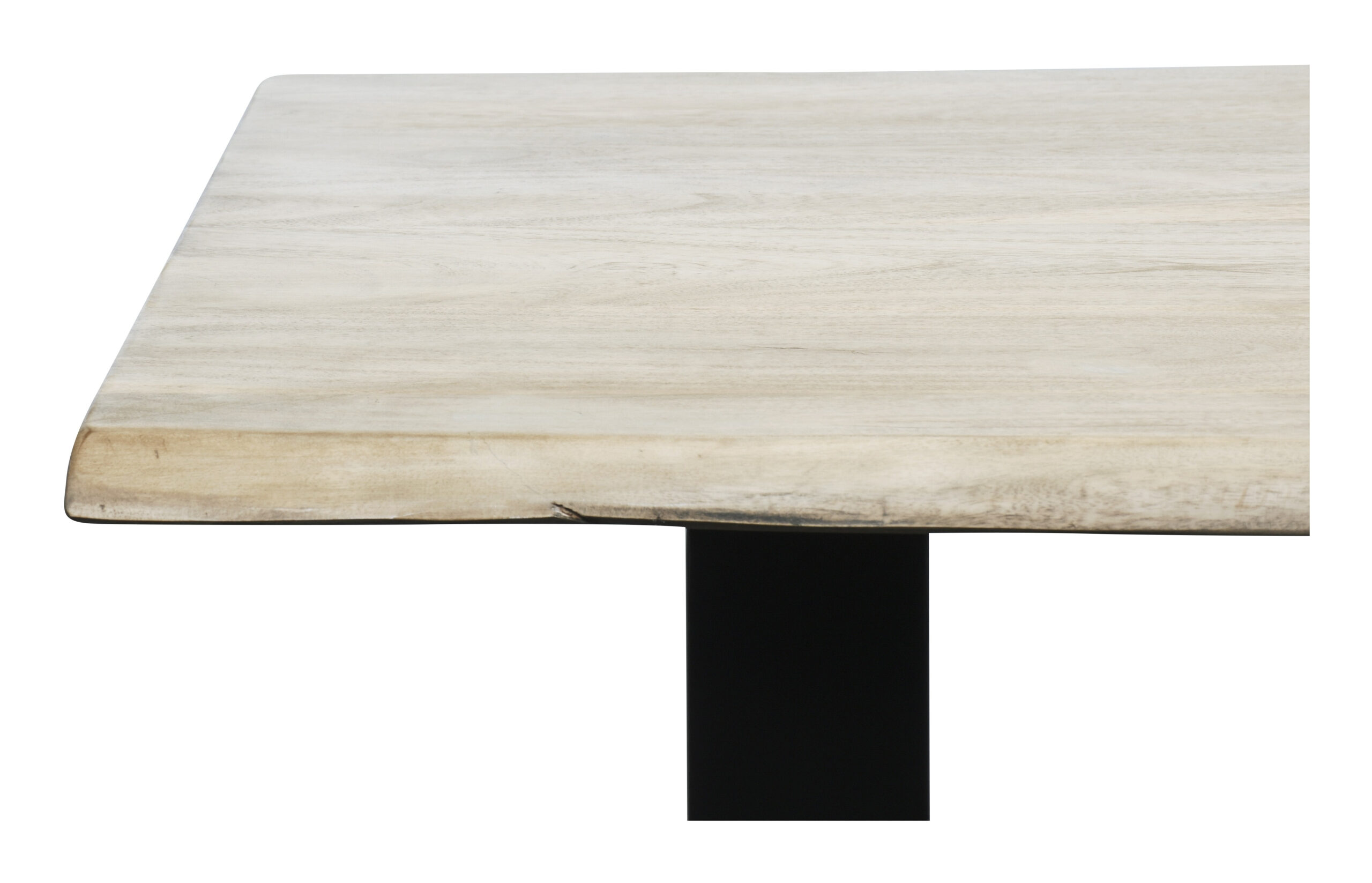 Artistiq Boomstam Eettafel 'Tinata' Acaciahout, 140 x 80cm, kleur Naturel - Afbeelding 7