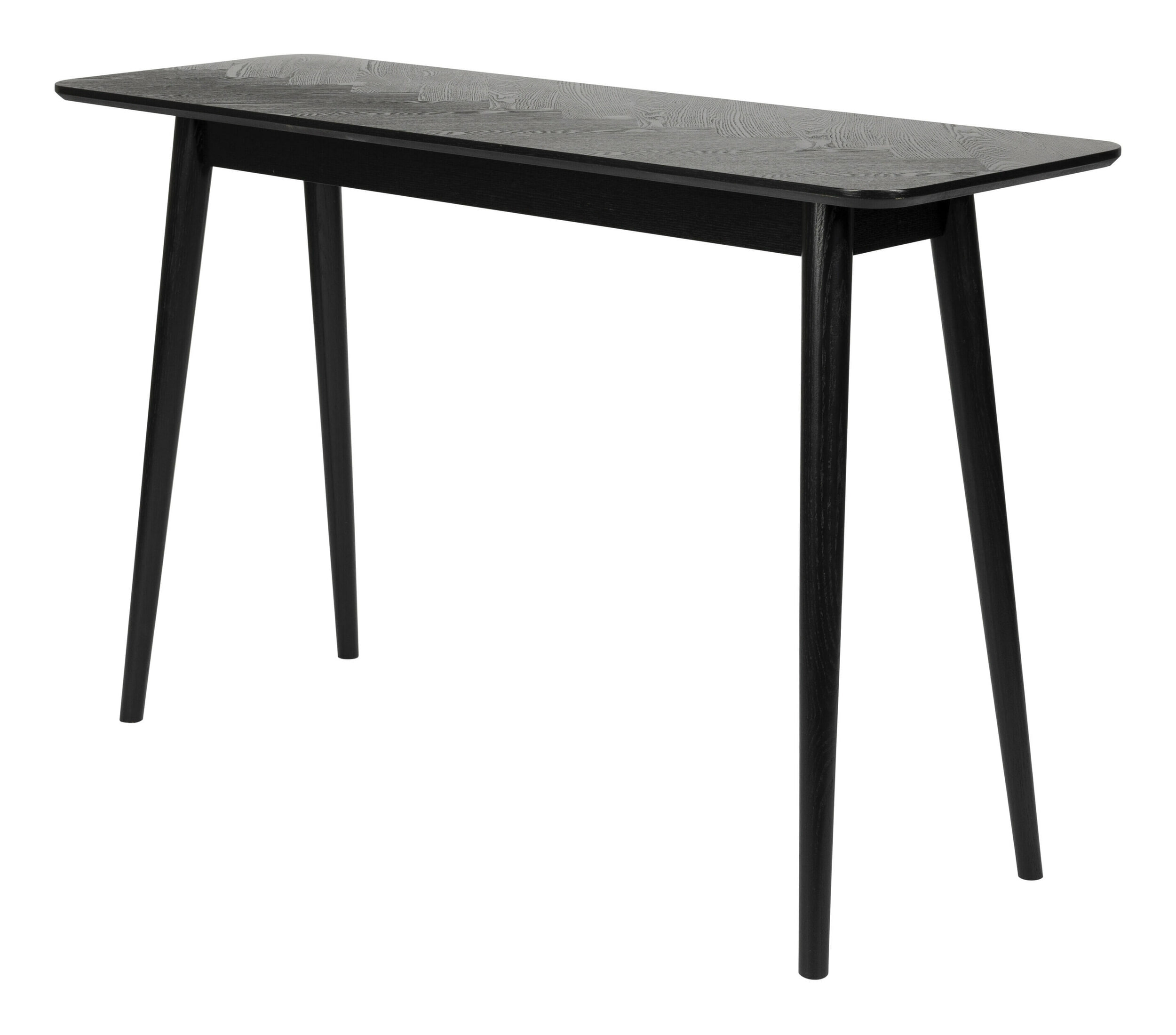 ZILT Sidetable 'Hany' Essenhout Visgraat, 120cm, kleur Zwart - Afbeelding 2