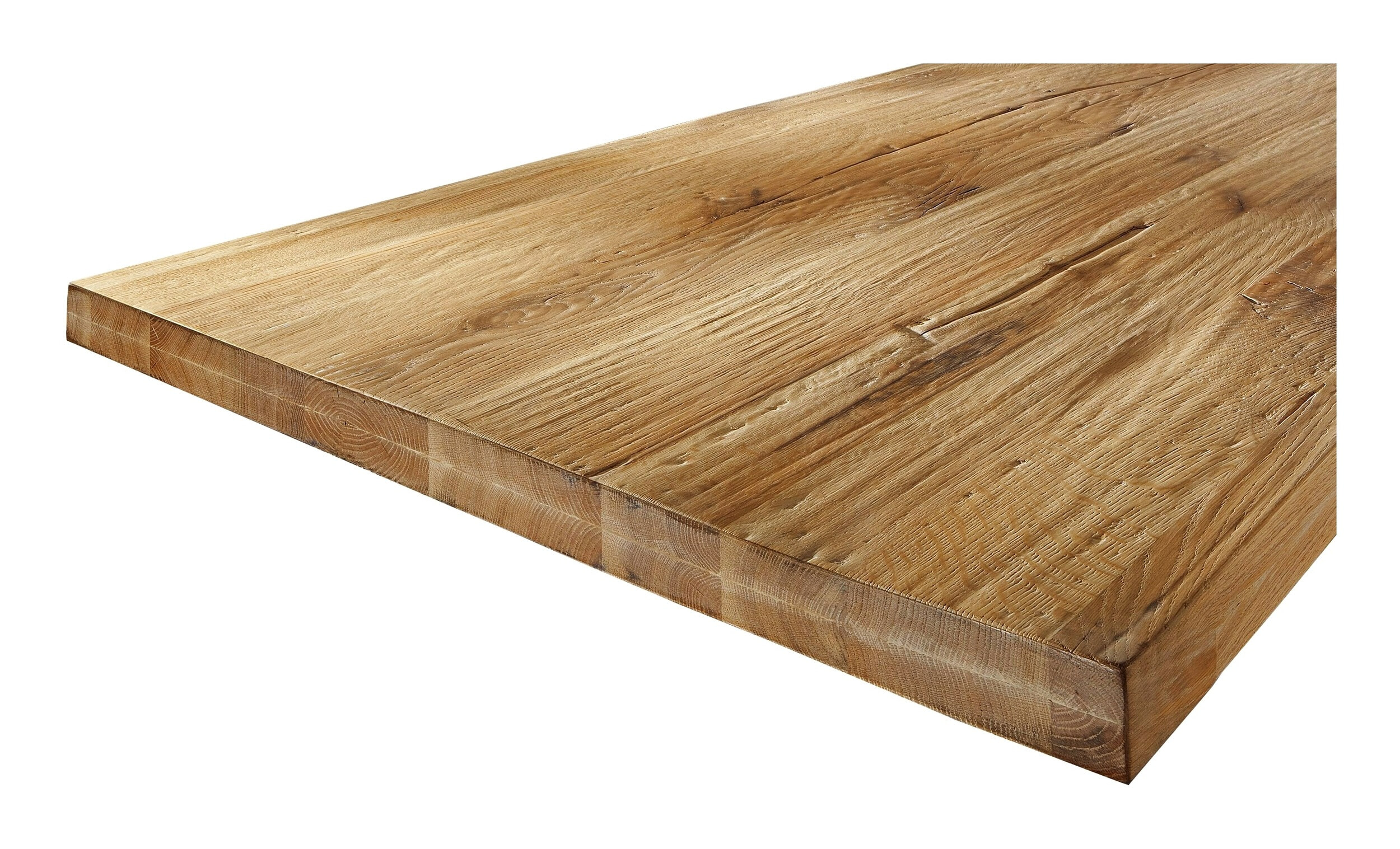 Artistiq Boomstam Eettafel 'Raynaldo' Acaciahout, 180 x 90cm, kleur Zilver - Afbeelding 4