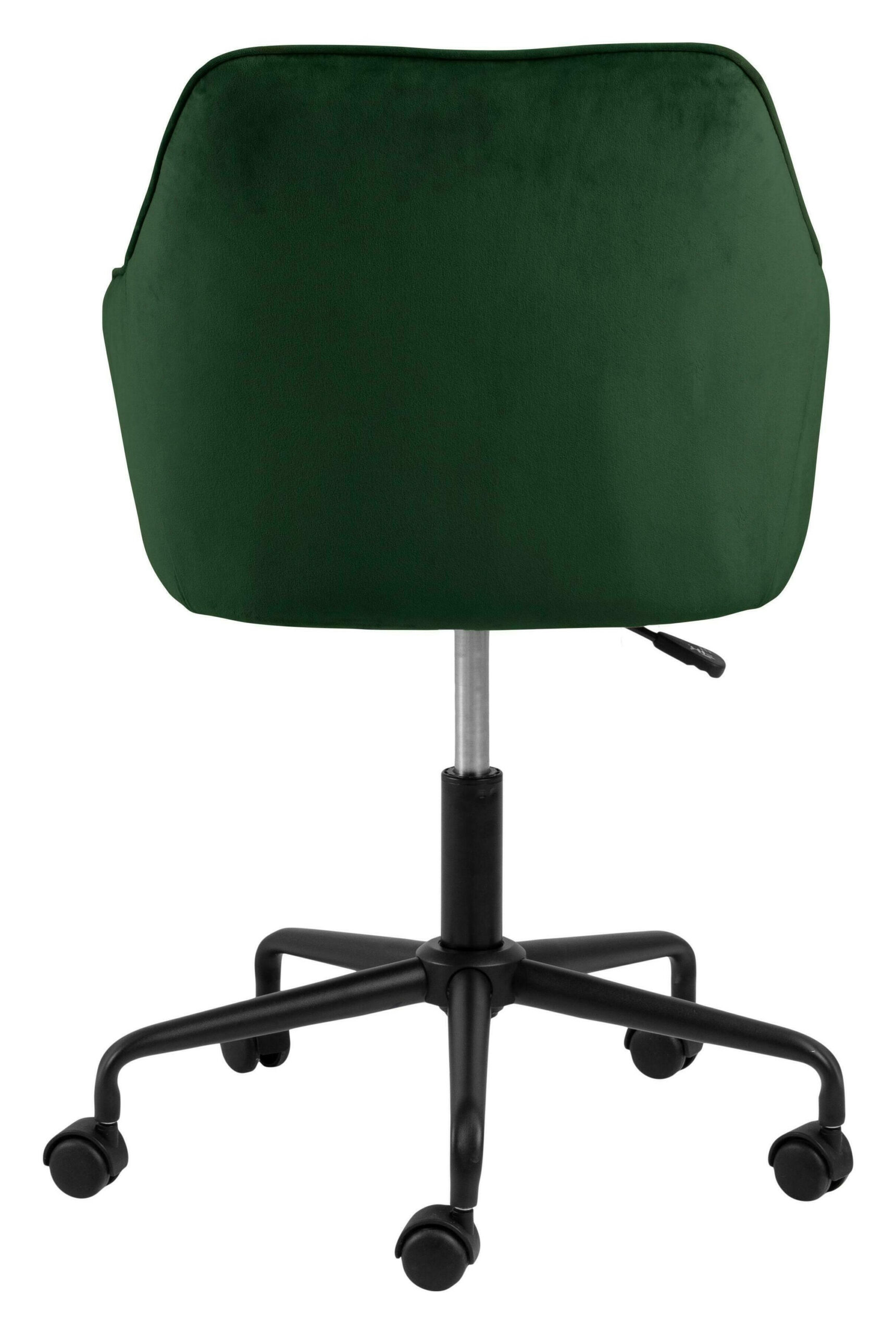 Bendt Bureaustoel 'Loren' Velvet, kleur Forest Green - Afbeelding 4