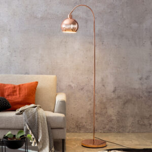 Artistiq Vloerlamp 'Foster' 153cm hoog, kleur Koper