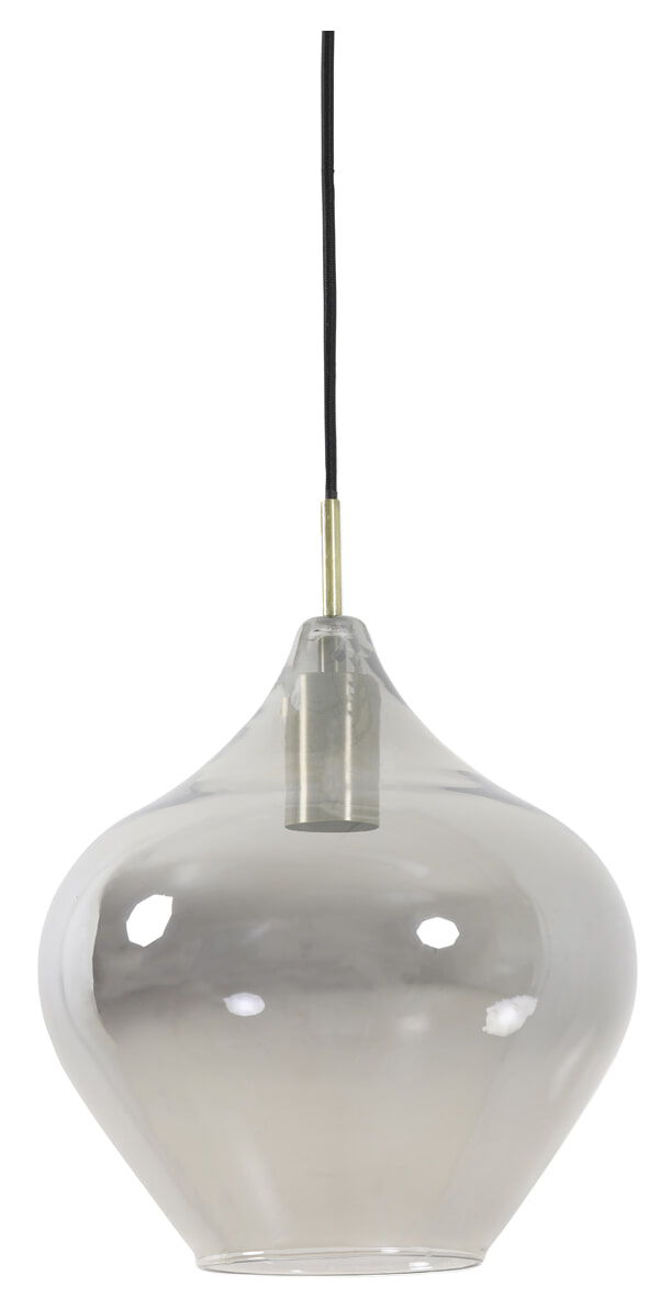 Light & Living Hanglamp 'Rakel' 27cm, antiek brons+smoke - Afbeelding 2