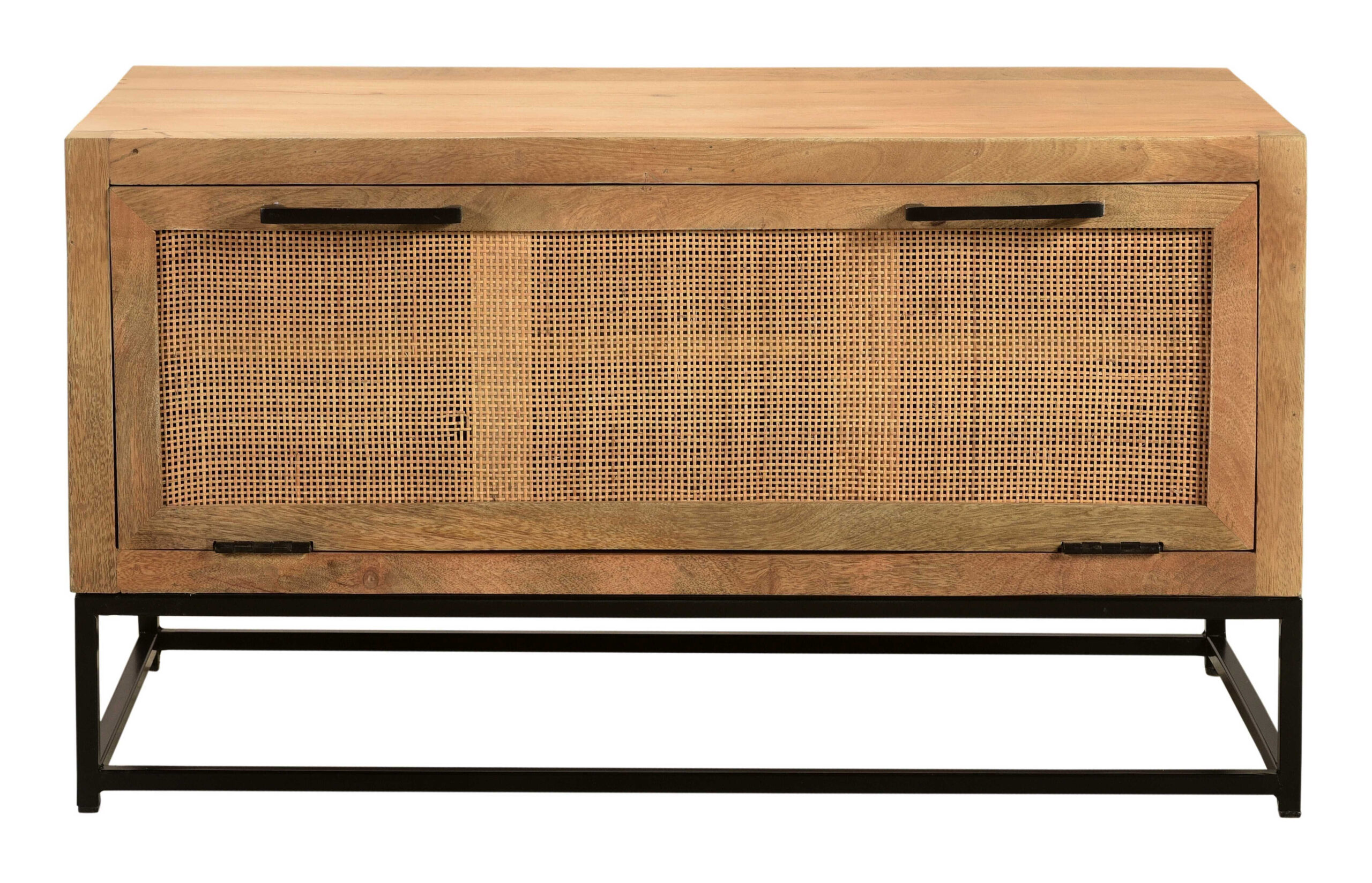 Artistiq Schoenenkast 'Denice' Mangohout en rotan, 48 x 85cm - Afbeelding 4