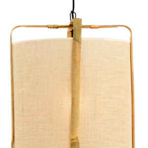 Light & Living Hanglamp 'Sendai' Jute en Bamboe, 42cm, kleur Naturel